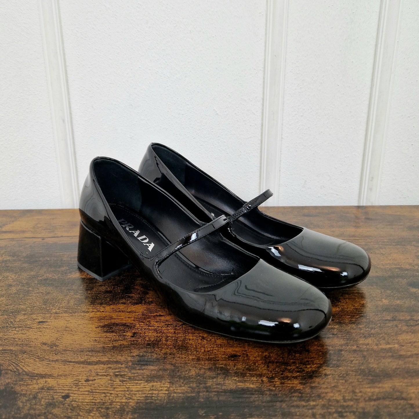 Prada | Mary jane vernice nera nr.37