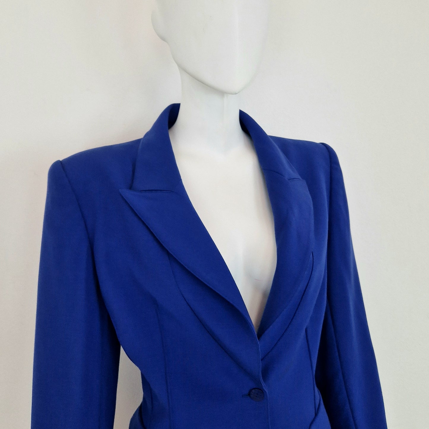 Claude Montana | Blazer blu elettrico