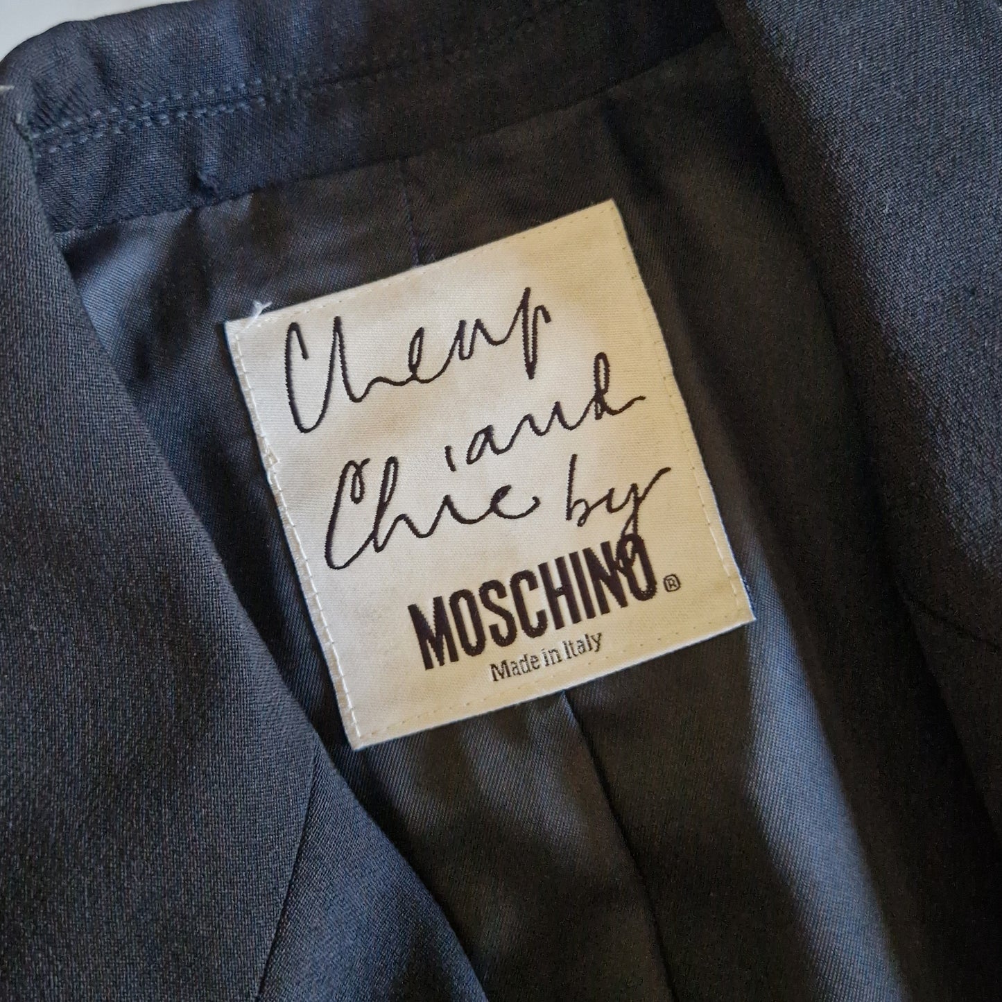 Moschino | Giacca doppiopetto con grafici