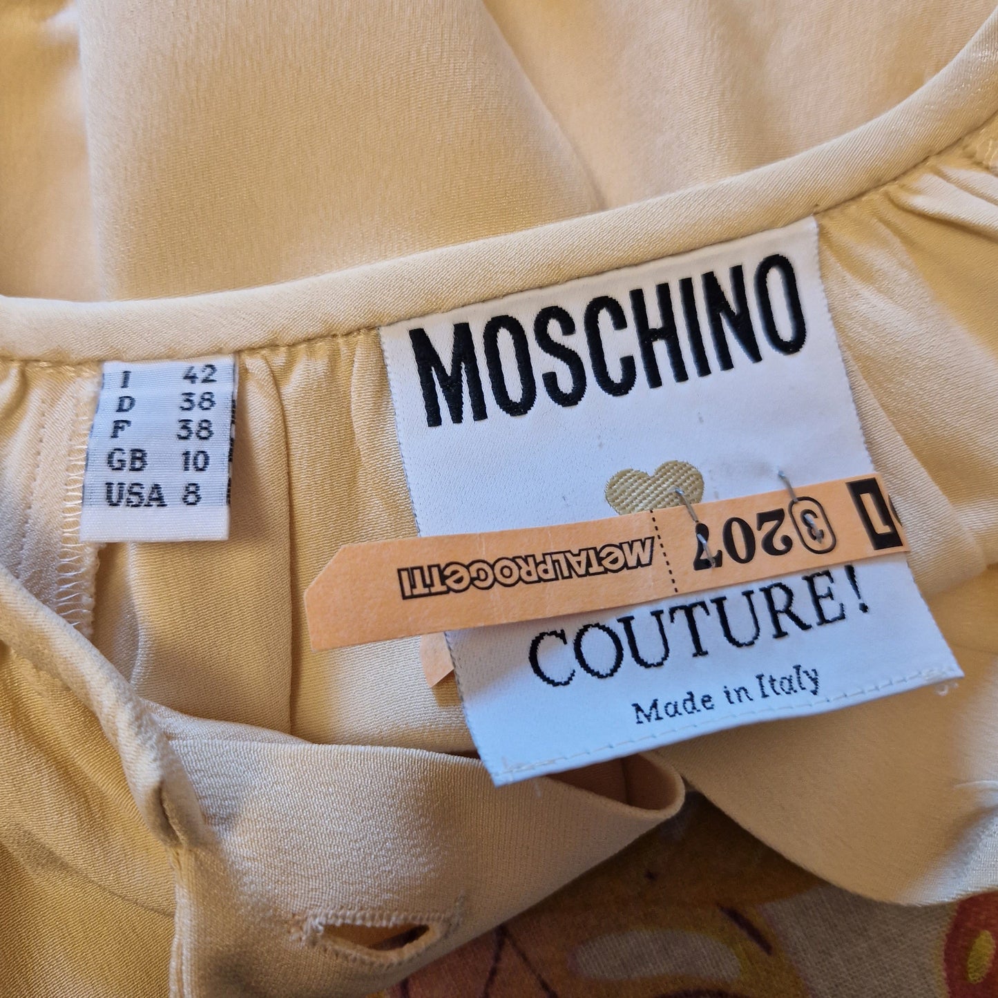 Moschino Couture | Camicia vintage crema