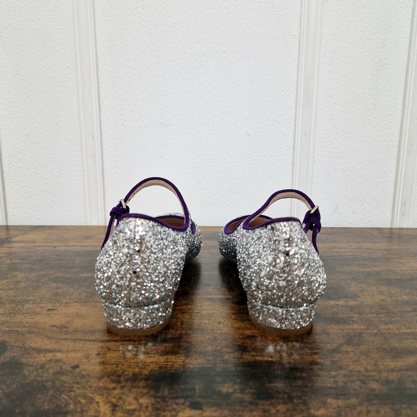 Miu Miu | Ballerine glitter argento