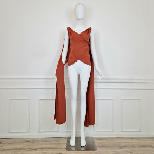 Sybilla por Gibo' | Top vintage arancio