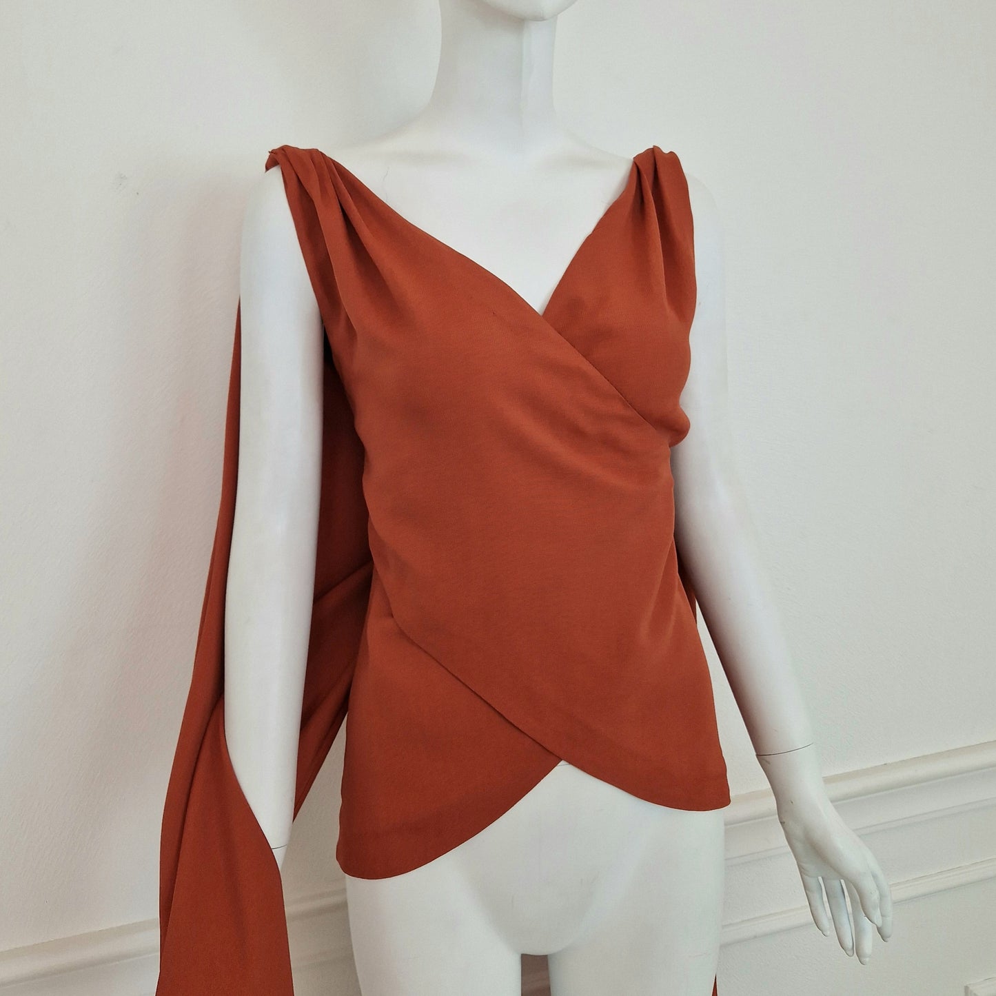 Sybilla por Gibo' | Top vintage arancio