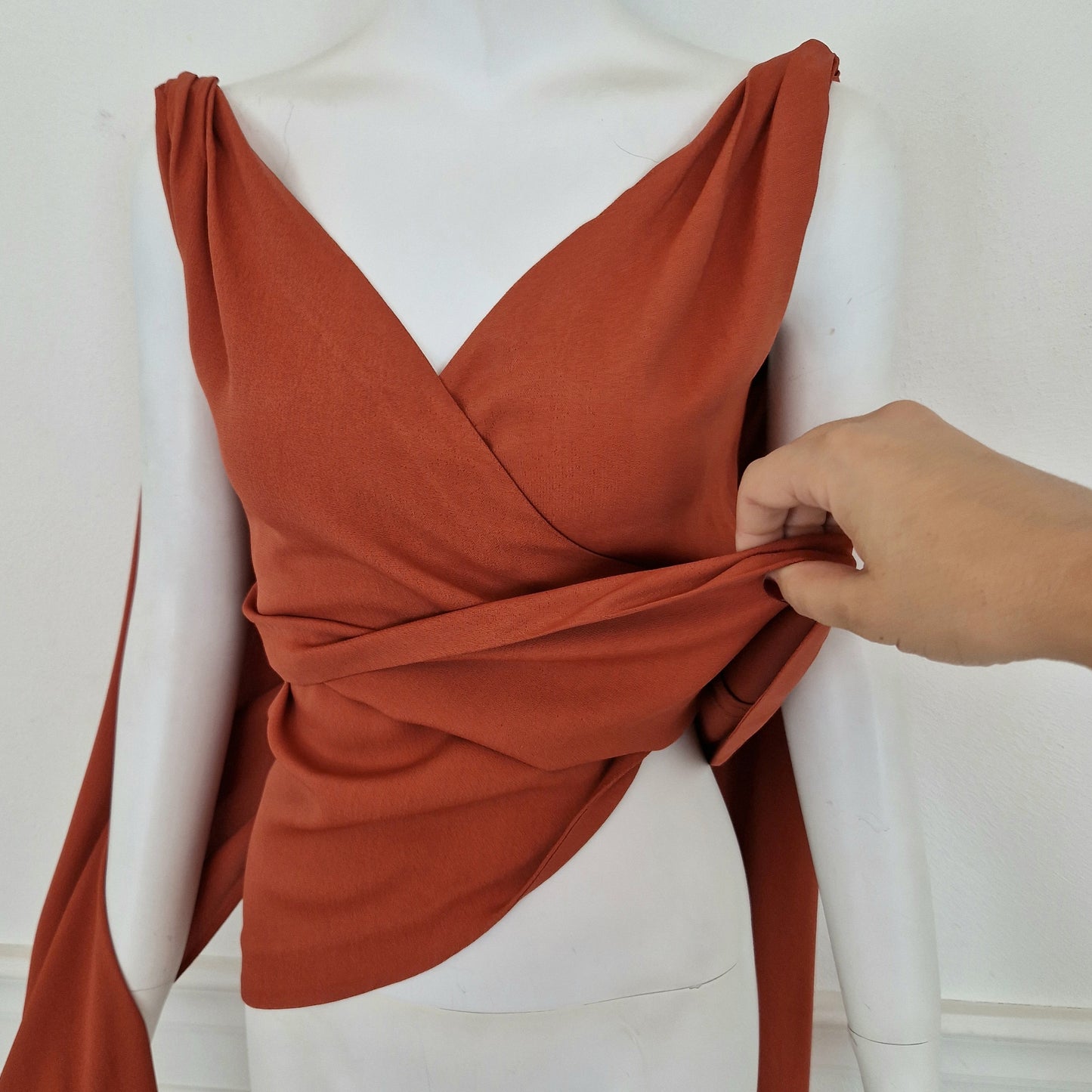 Sybilla por Gibo' | Top vintage arancio