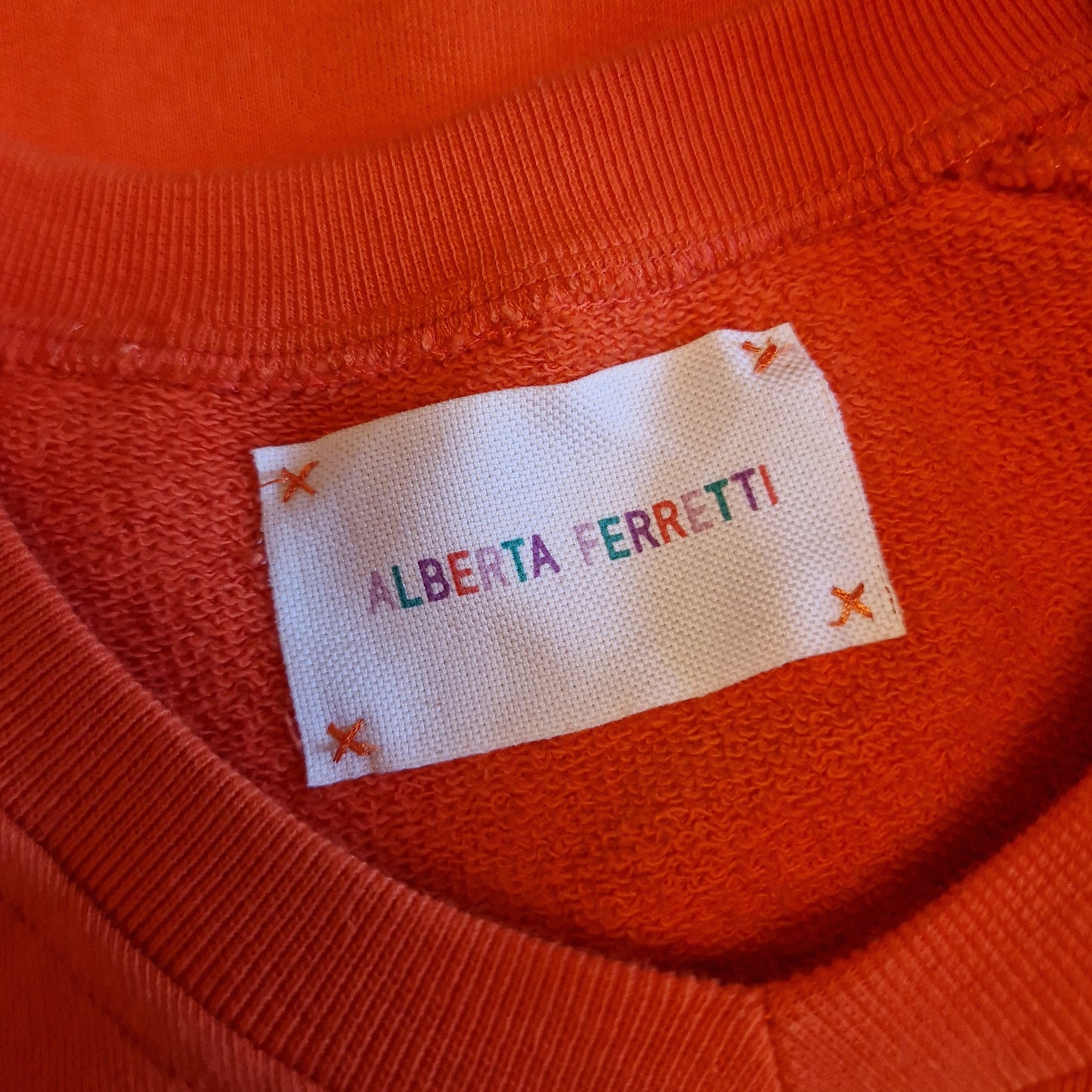 Alberta Ferretti | Felpa arancio "Thursday"