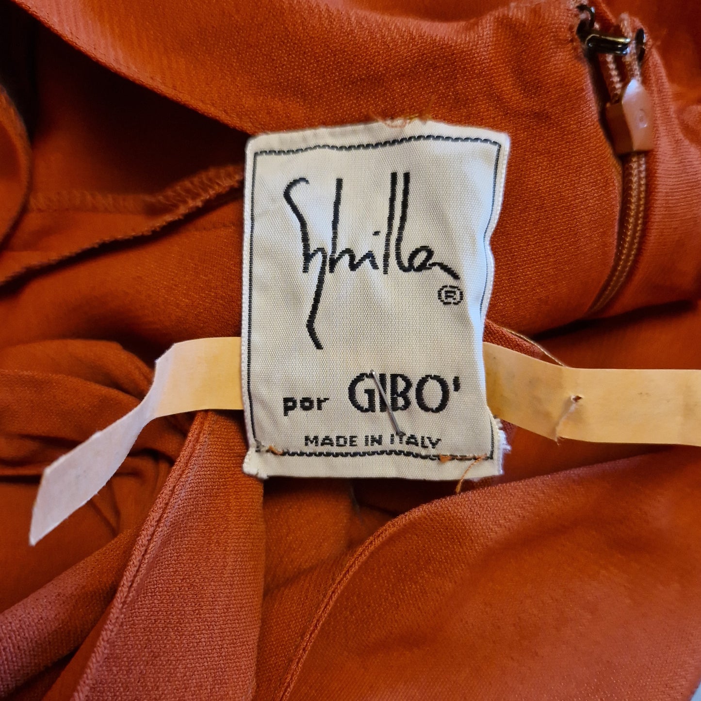 Sybilla por Gibo' | Top vintage arancio