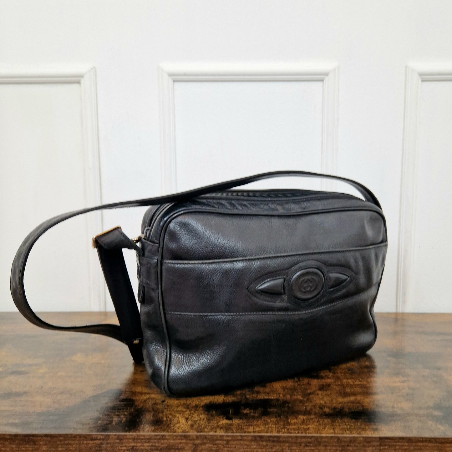 Gucci | Borsa vintage in pelle nera