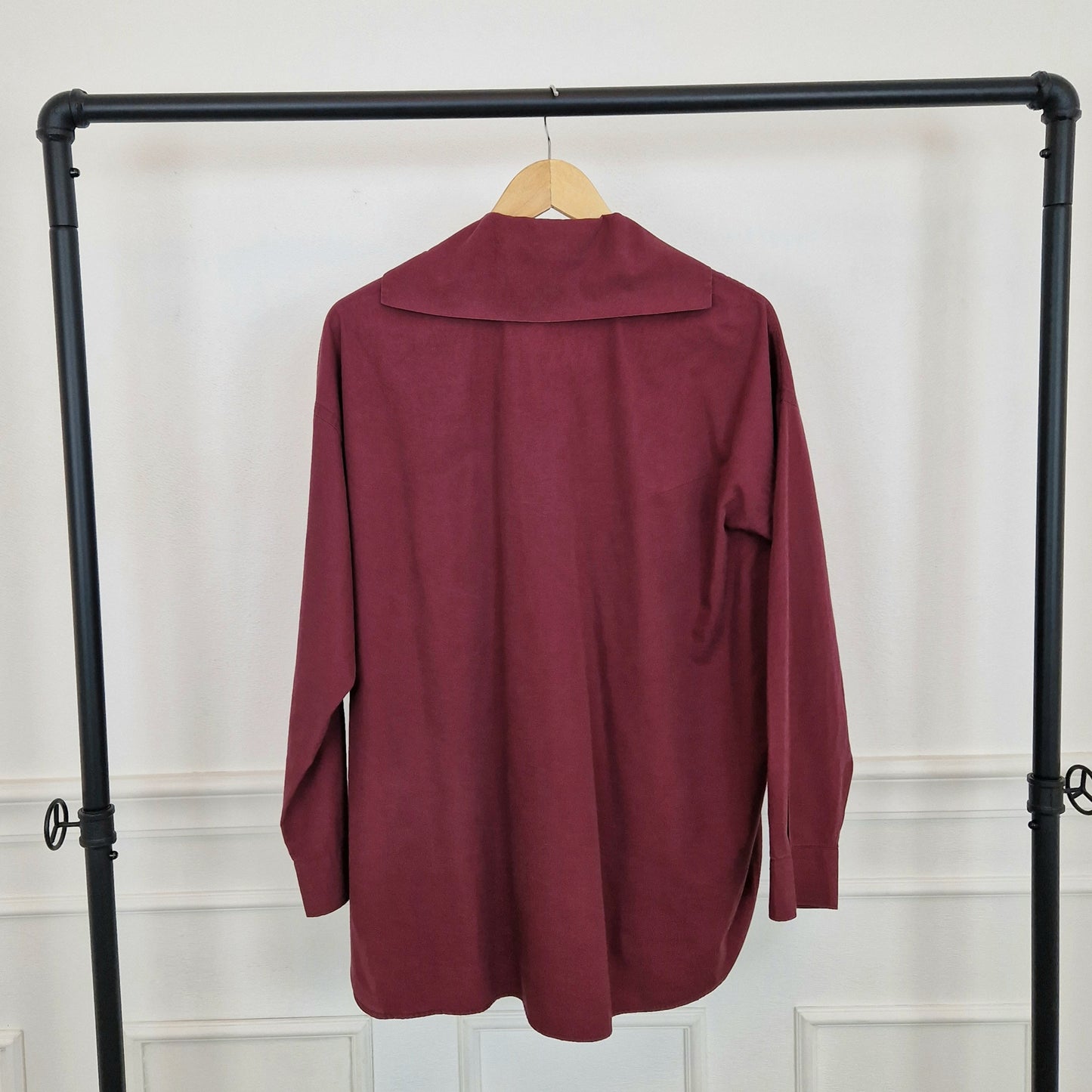 Romeo Gigli | Camicia vintage bordeaux oversize