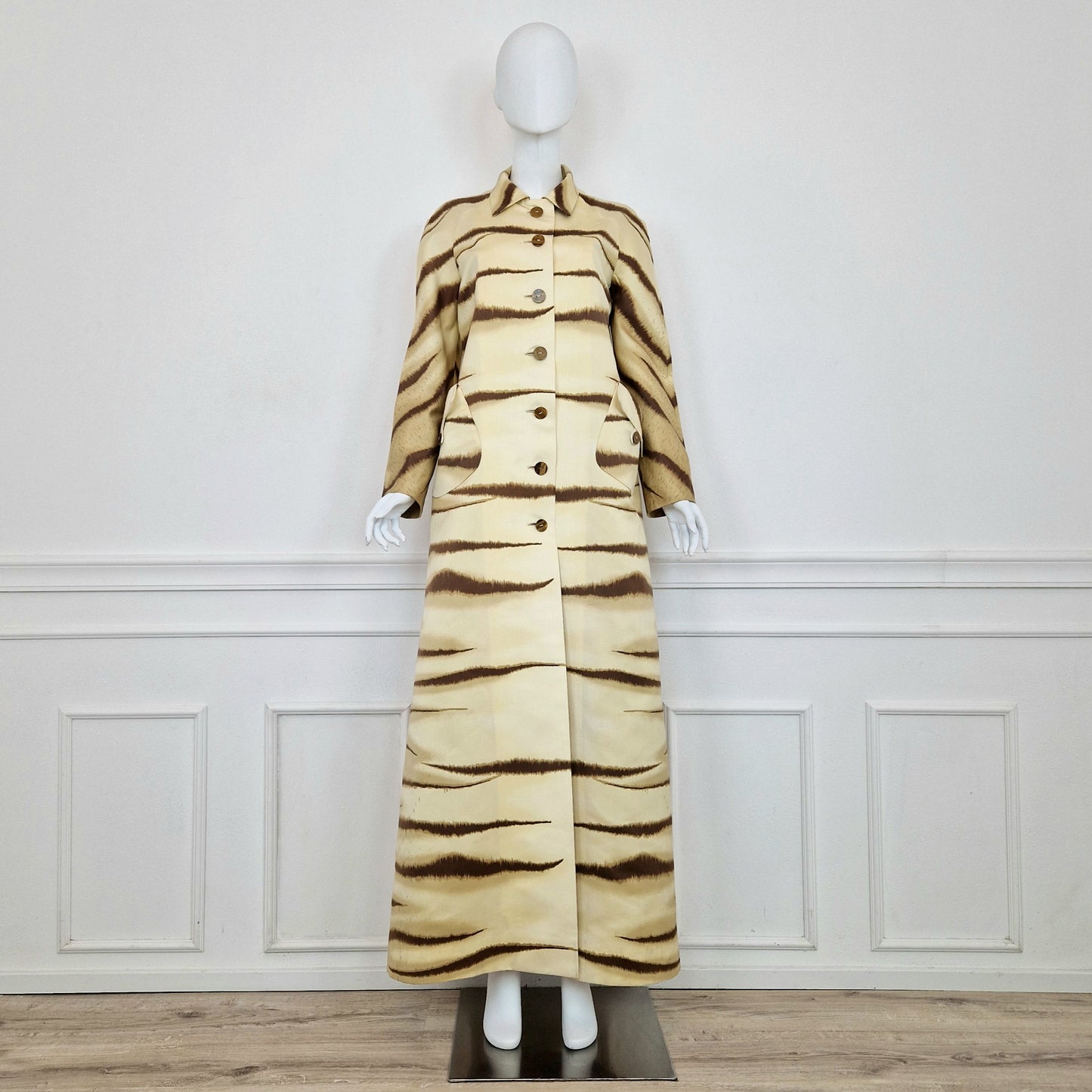 Valentino | Cappotto in cotone e seta ss 2000 re-edition 1967/8