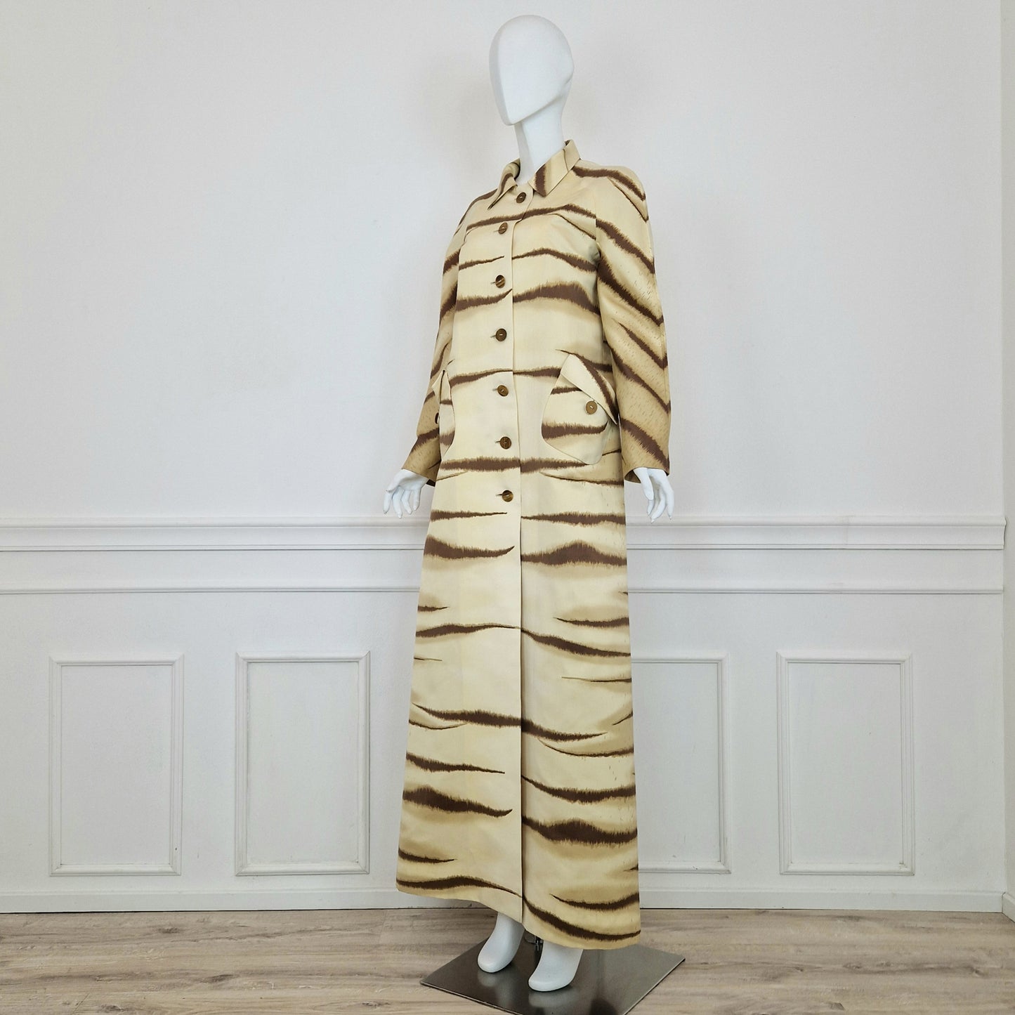 Valentino | Cappotto in cotone e seta ss 2000 re-edition 1967/8