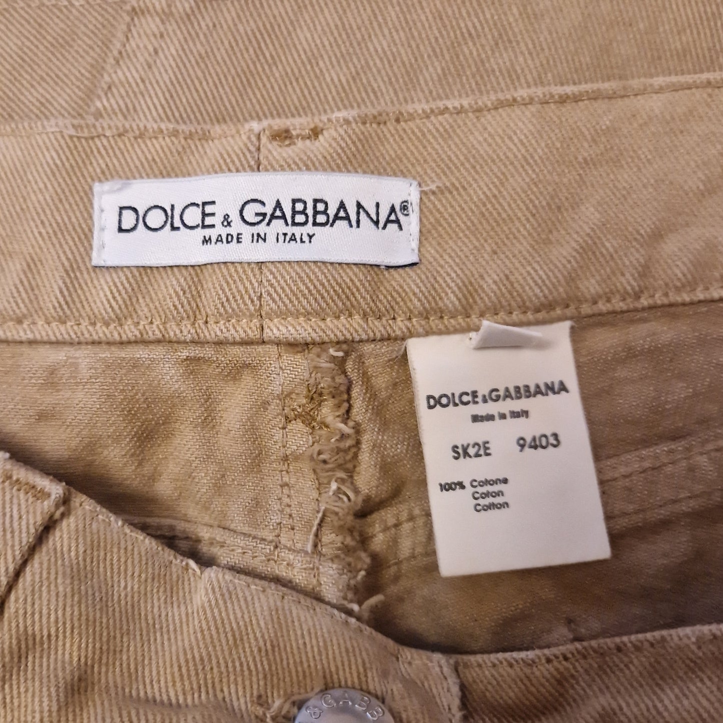 Dolce & Gabbana | Gonna in denim beige