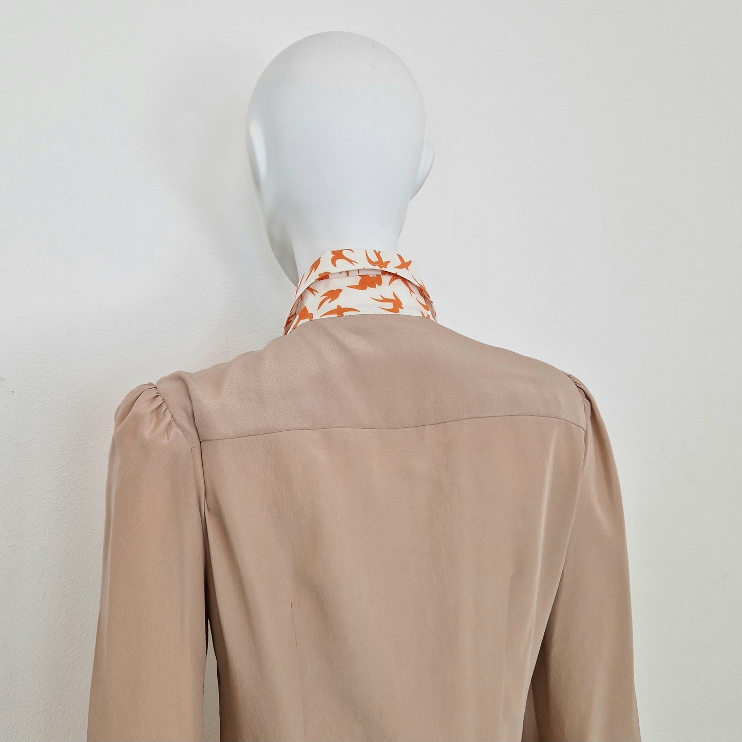 Miu Miu | Camicia nude colletto rondini