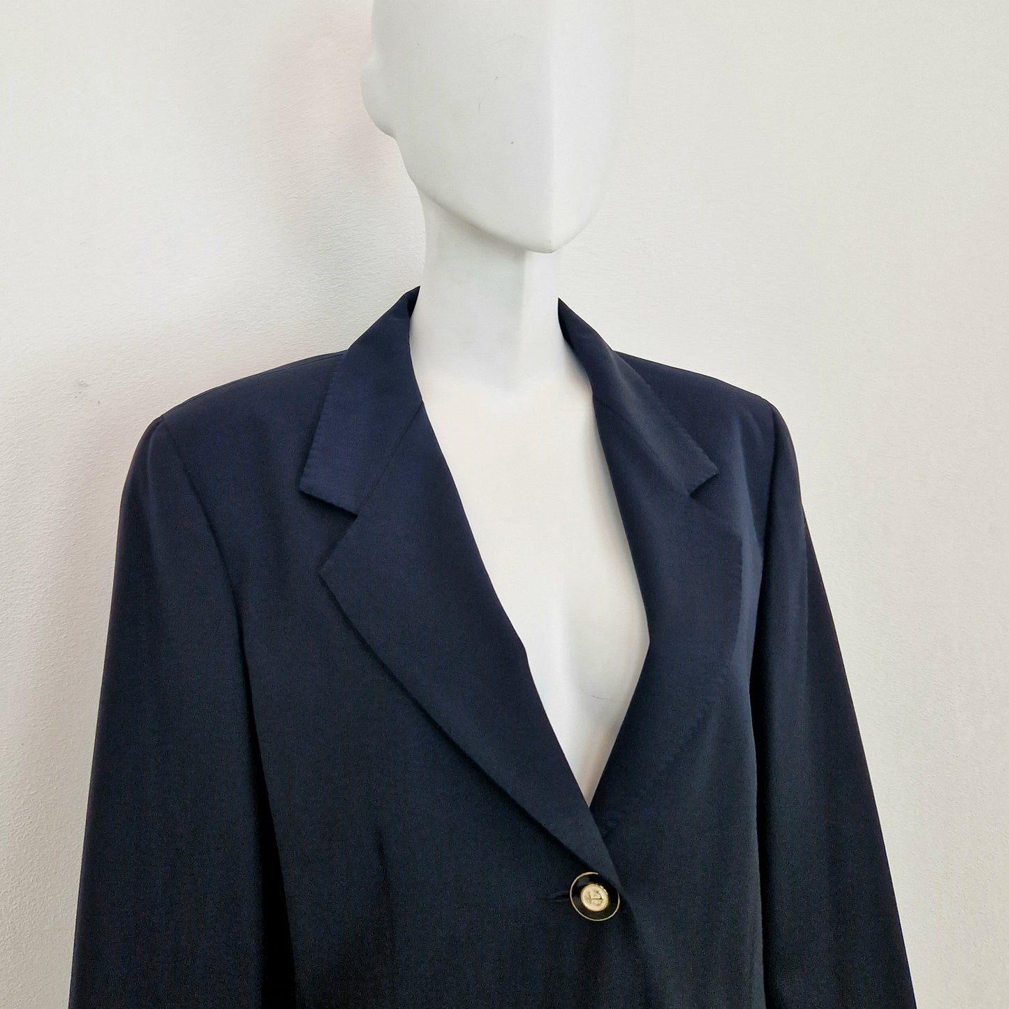 Max Mara | Blazer blu bottoni ancora