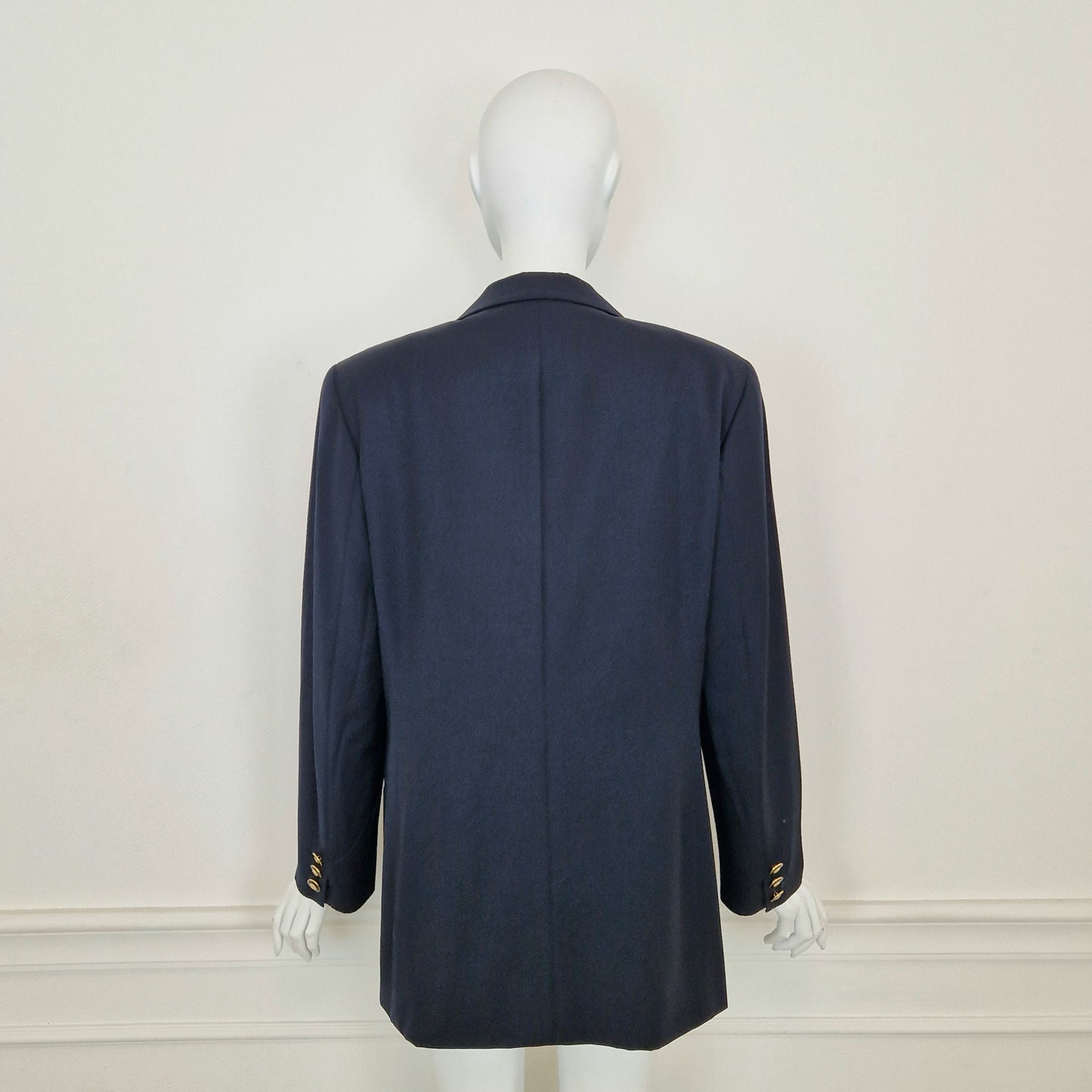 Max Mara | Blazer blu bottoni ancora