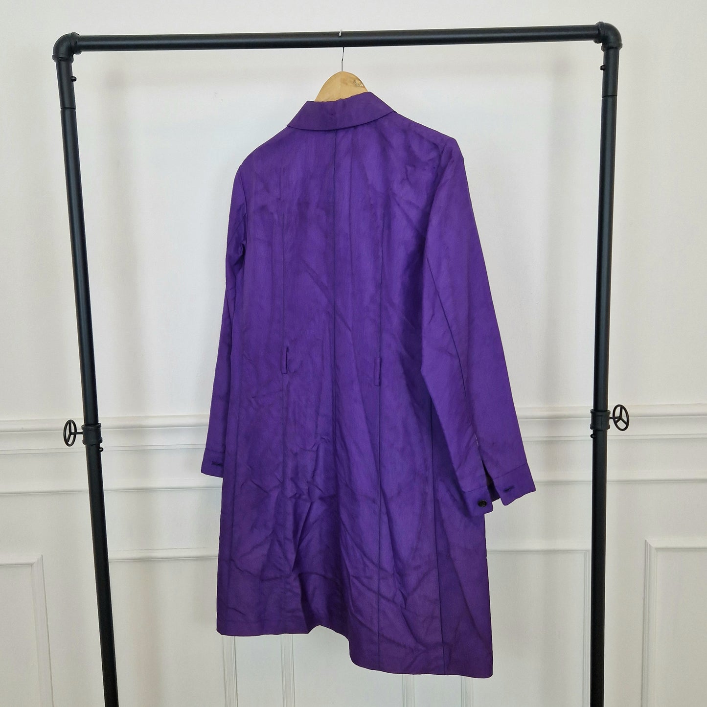 Comme des Garçons tricot | Impermeabile viola 1995