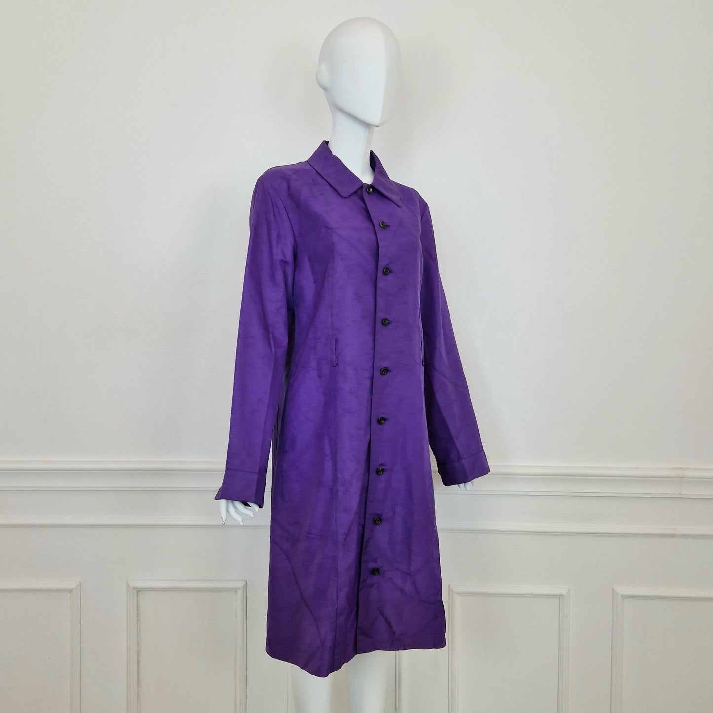 Comme des Garçons tricot | Impermeabile viola 1995