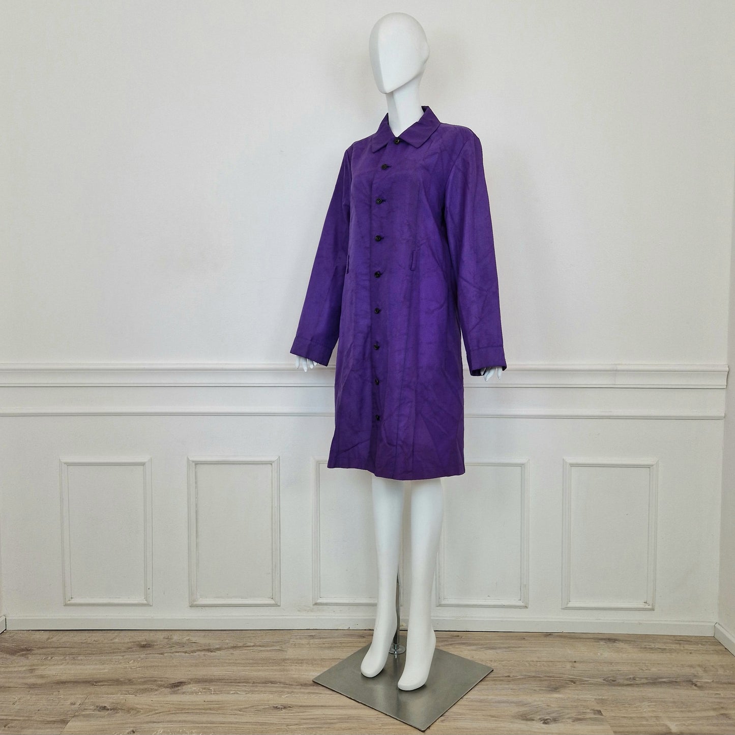 Comme des Garçons tricot | Impermeabile viola 1995