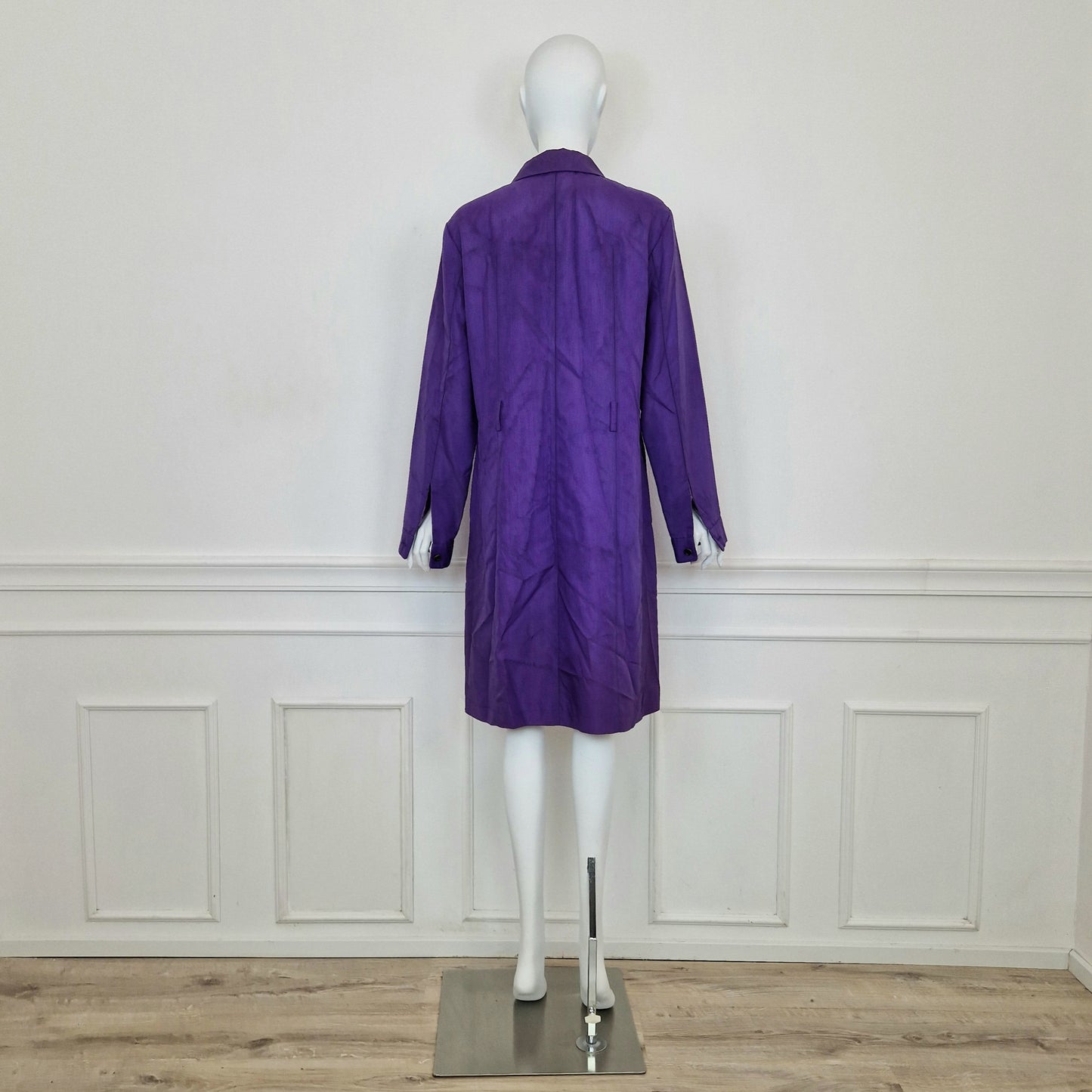 Comme des Garçons tricot | Impermeabile viola 1995