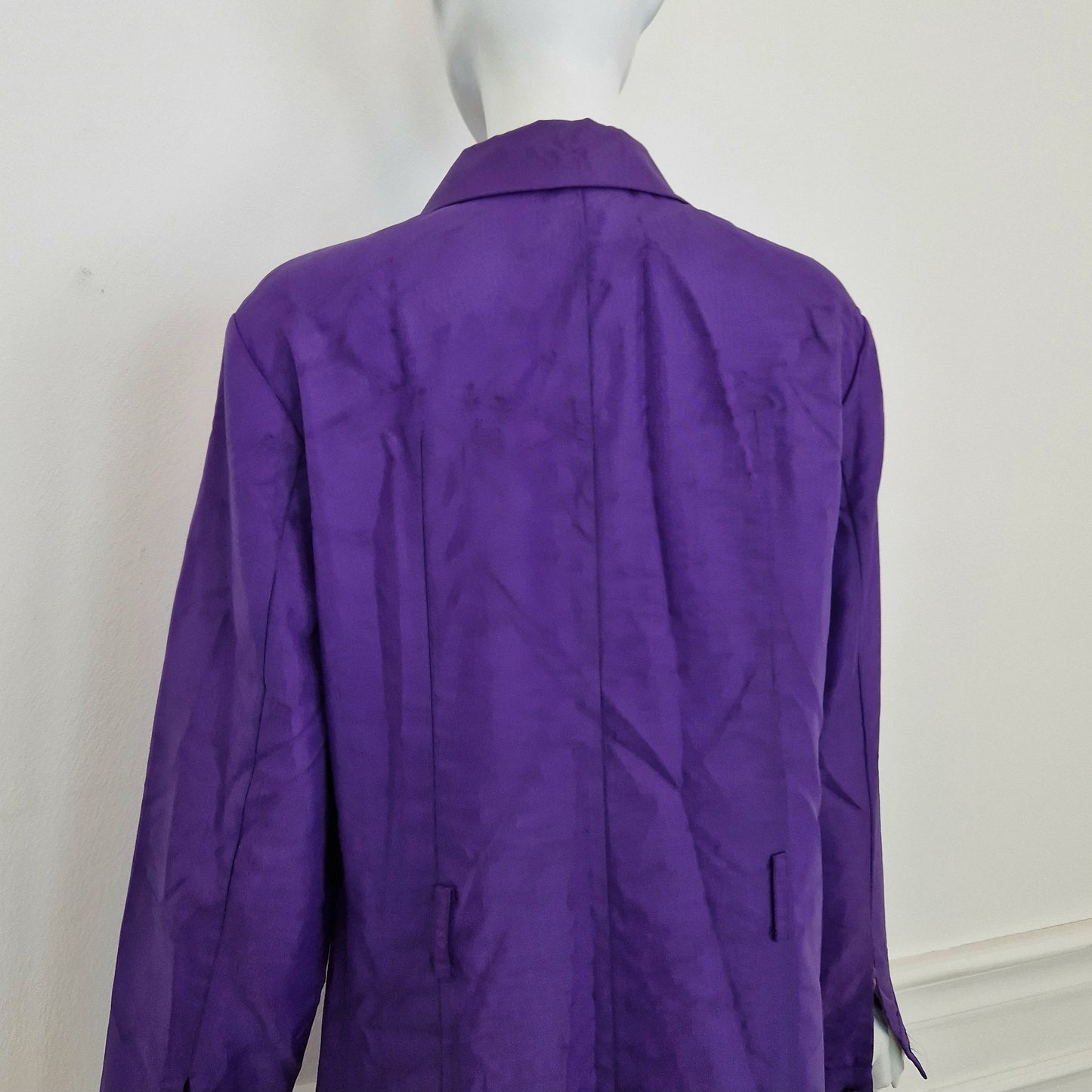 Comme des Garçons tricot | Impermeabile viola 1995