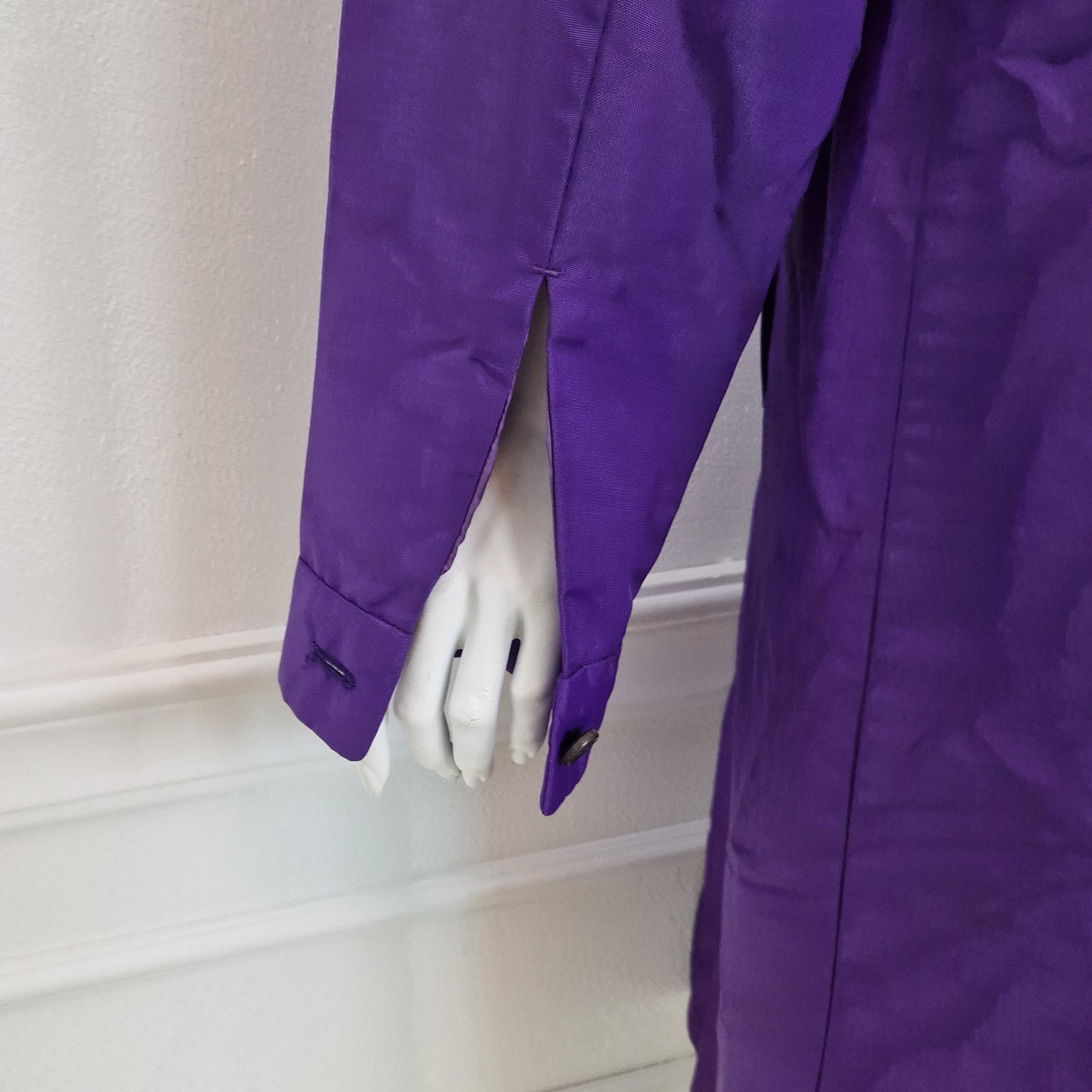 Comme des Garçons tricot | Impermeabile viola 1995