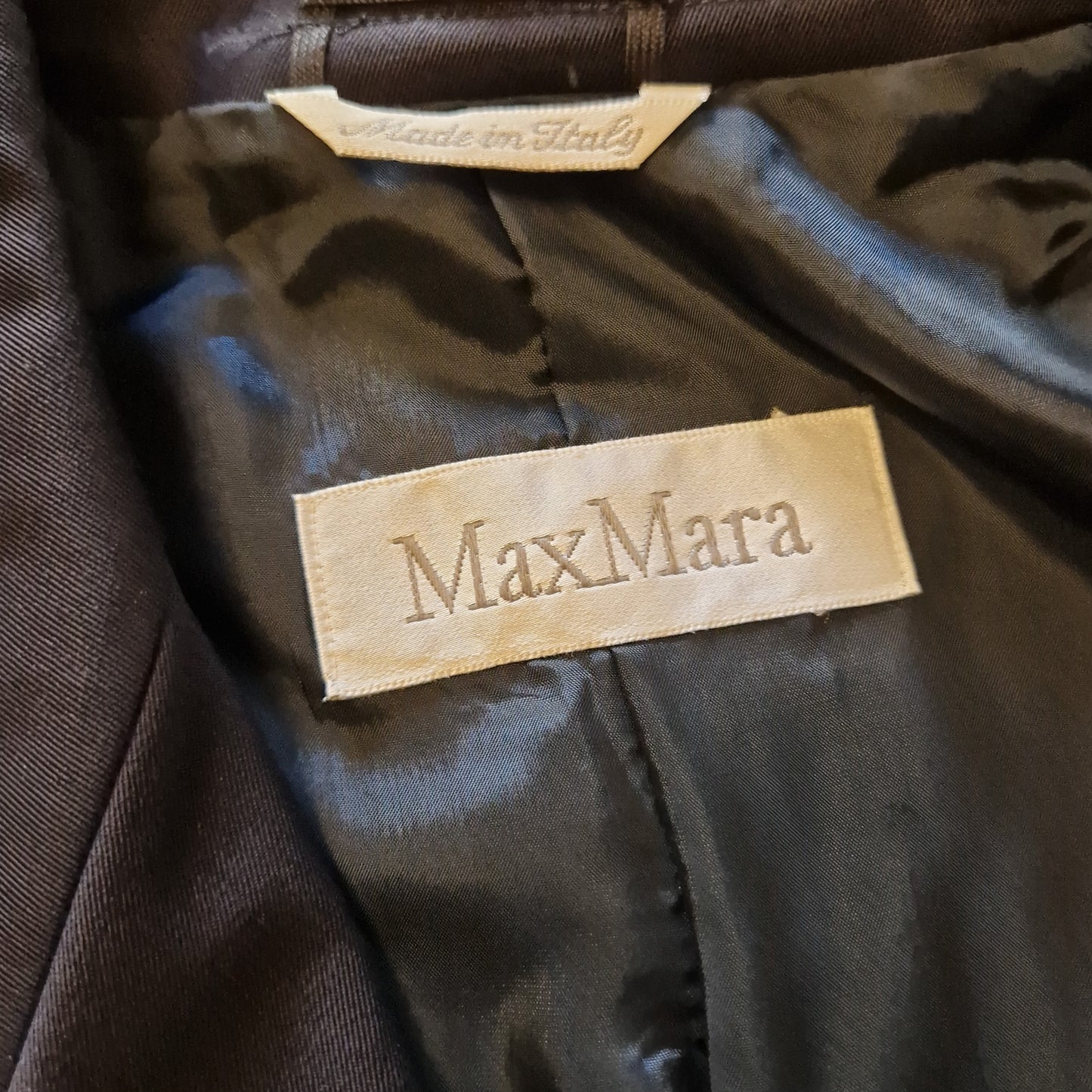 Max Mara | Blazer blu bottoni ancora