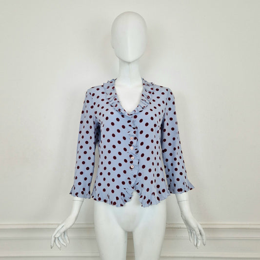 Prada | Camicia a pois pura seta