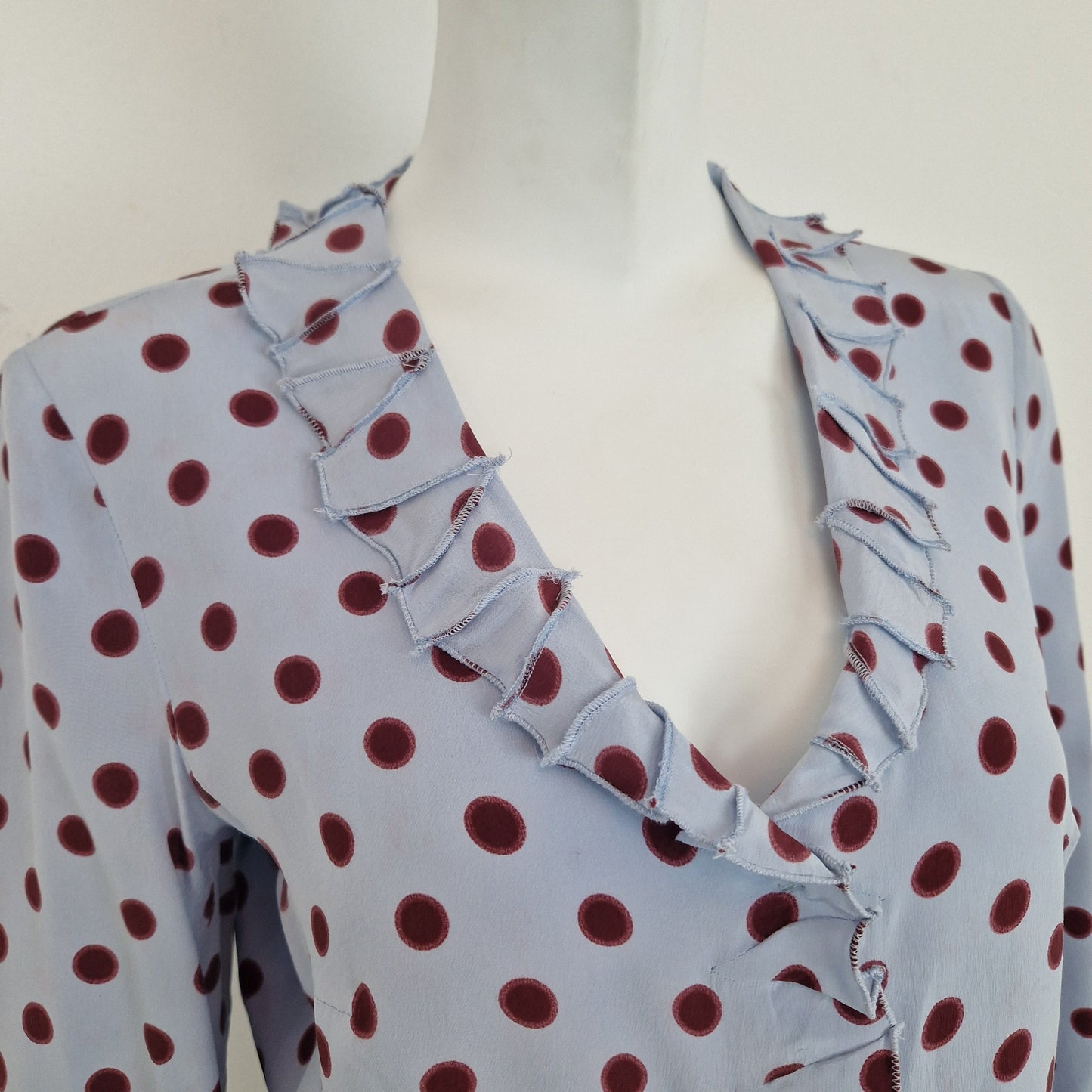 Prada | Camicia a pois pura seta