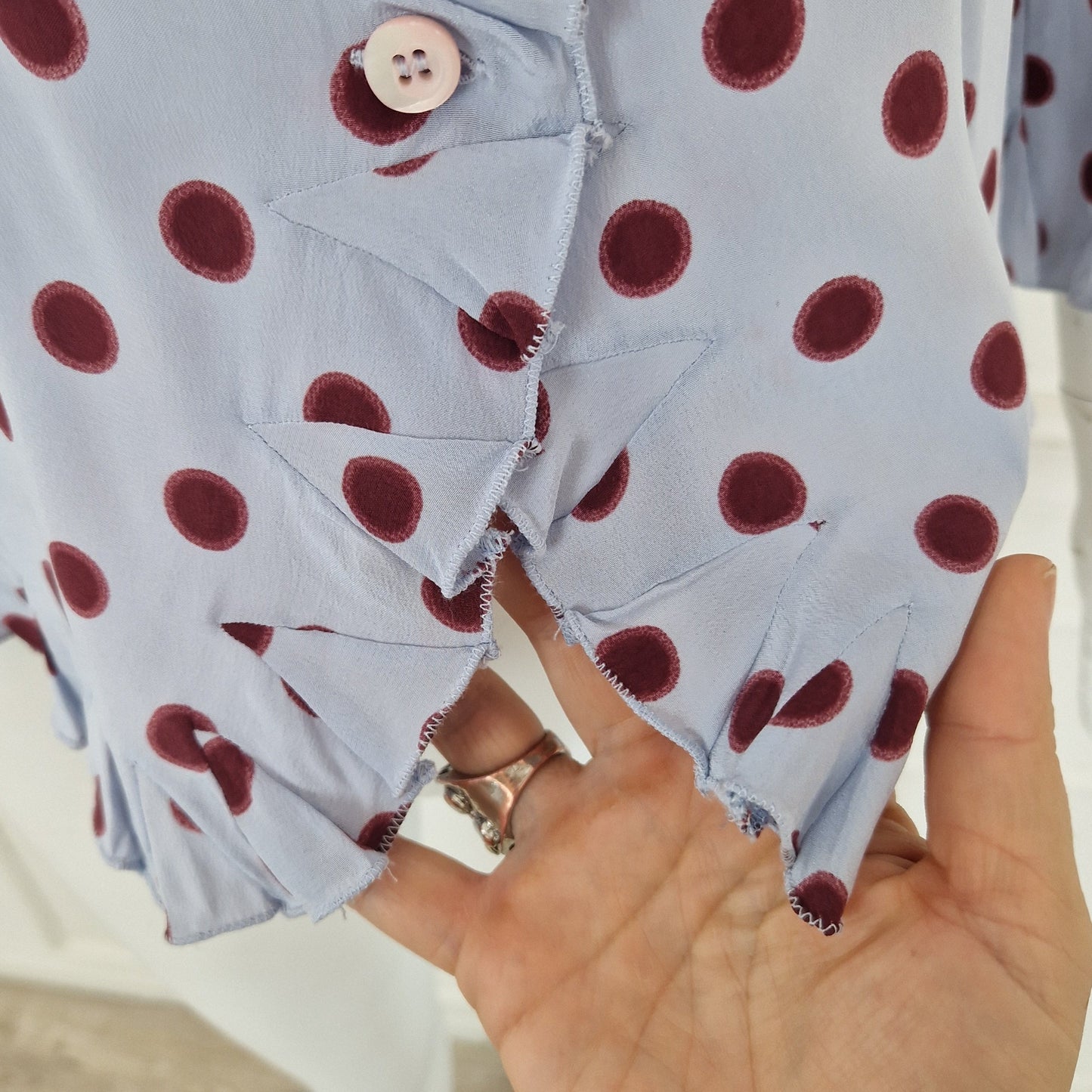 Prada | Camicia a pois pura seta