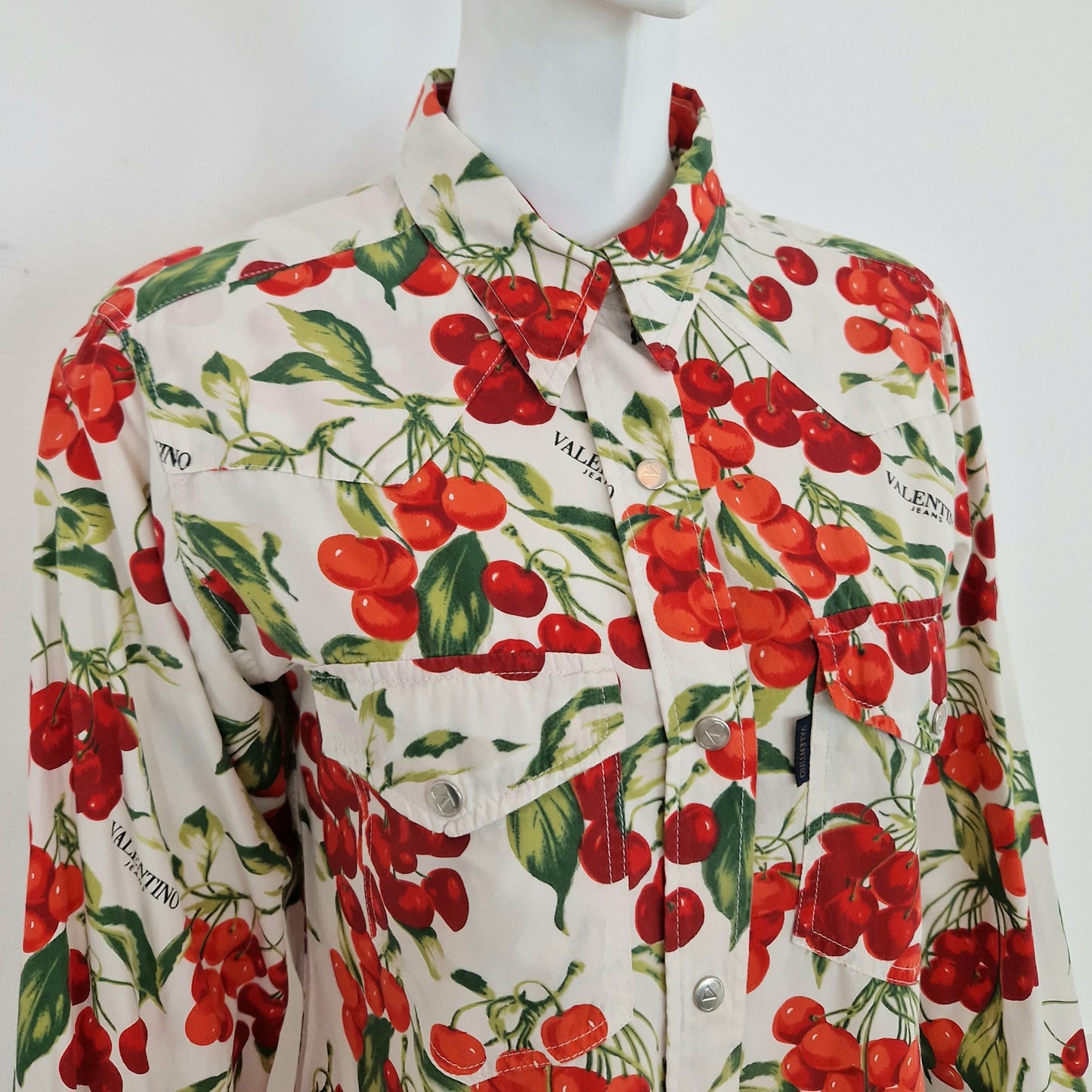 Valentino | Camicia stampa ciliegie