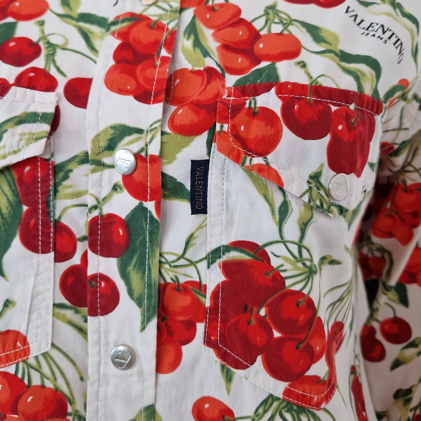 Valentino | Camicia stampa ciliegie