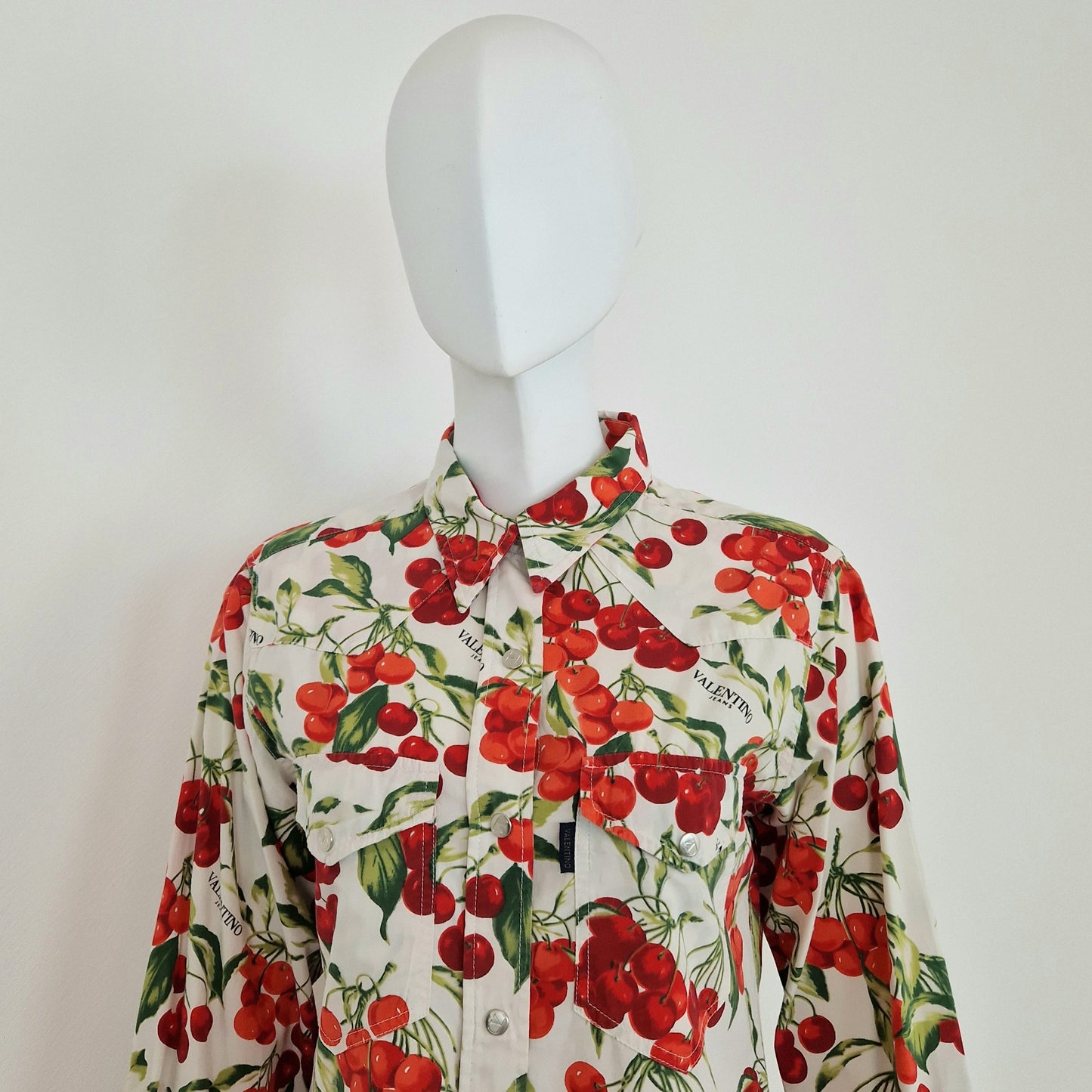 Valentino | Camicia stampa ciliegie