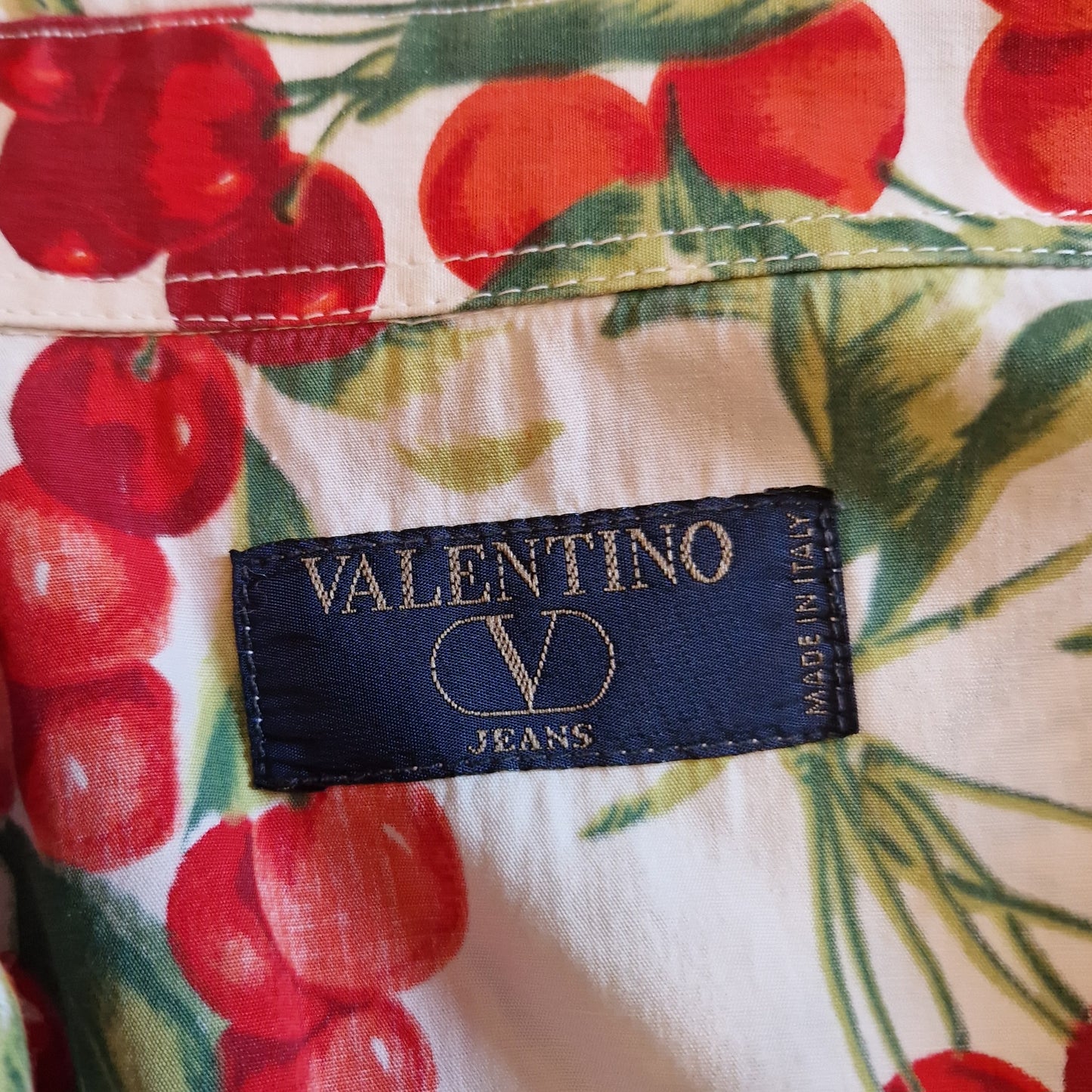 Valentino | Camicia stampa ciliegie