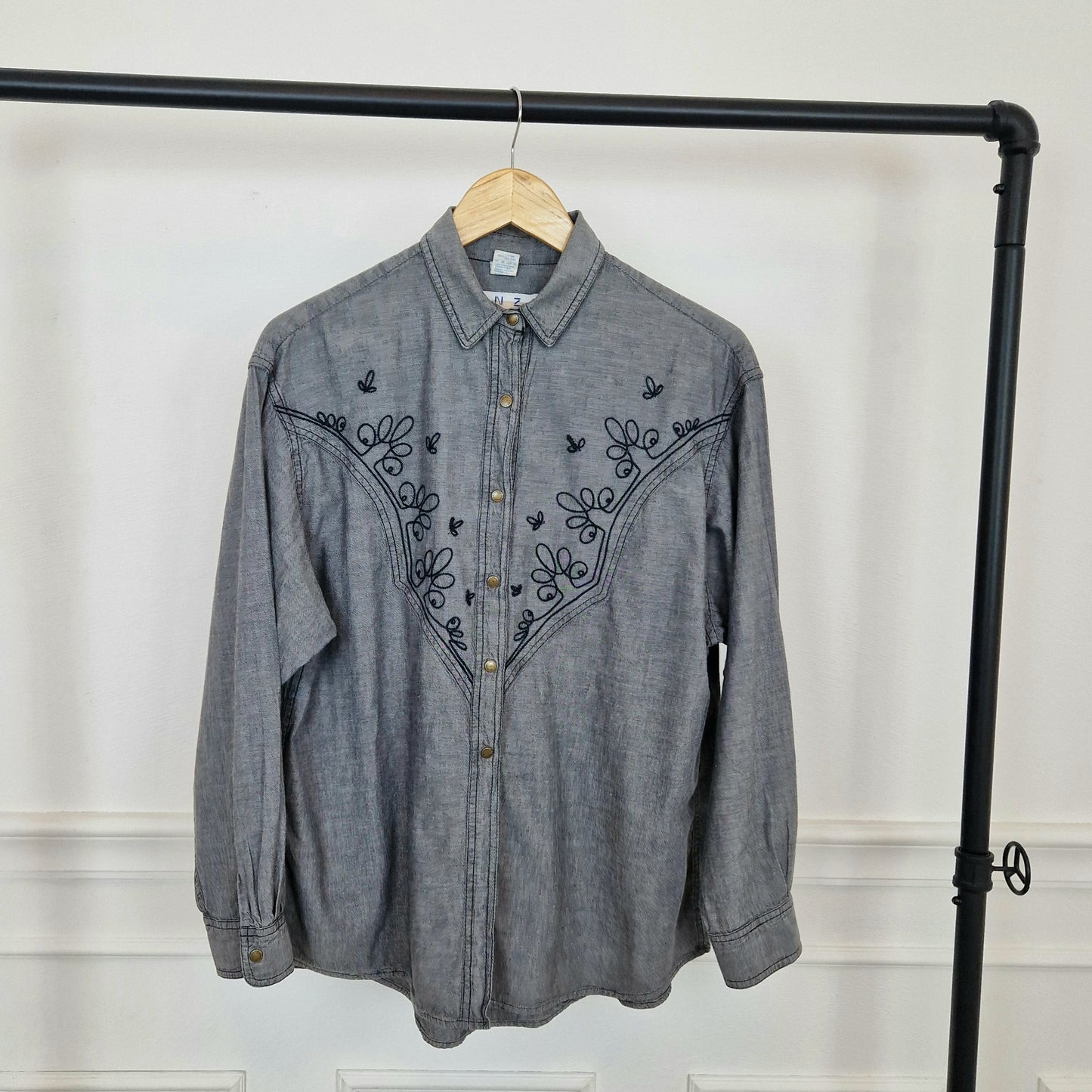 Kenzo | Camicia in denim grigio