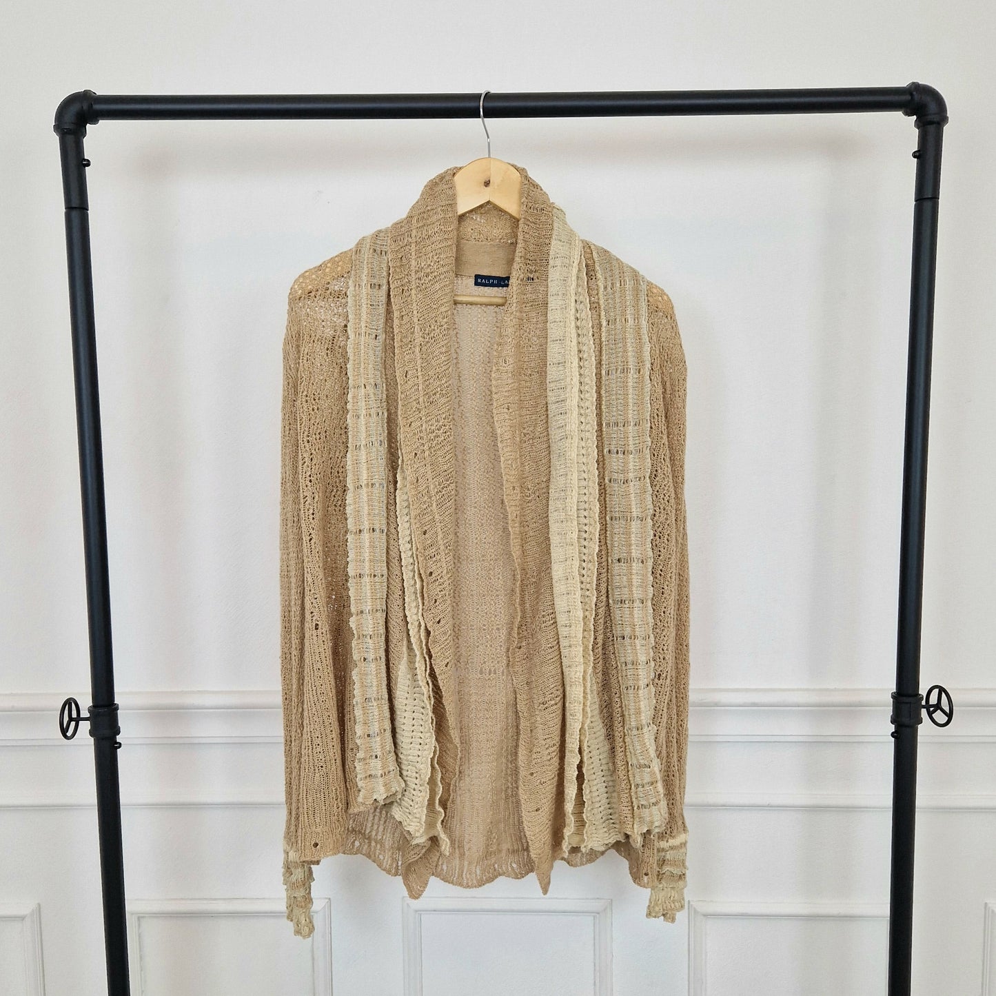 Ralph Lauren | Cardigan beige lino e seta