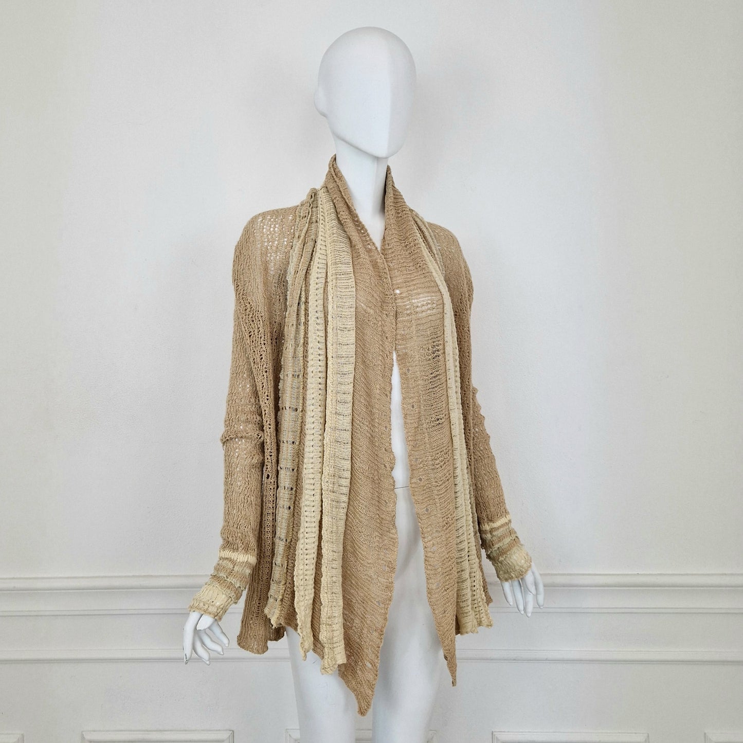 Ralph Lauren | Cardigan beige lino e seta