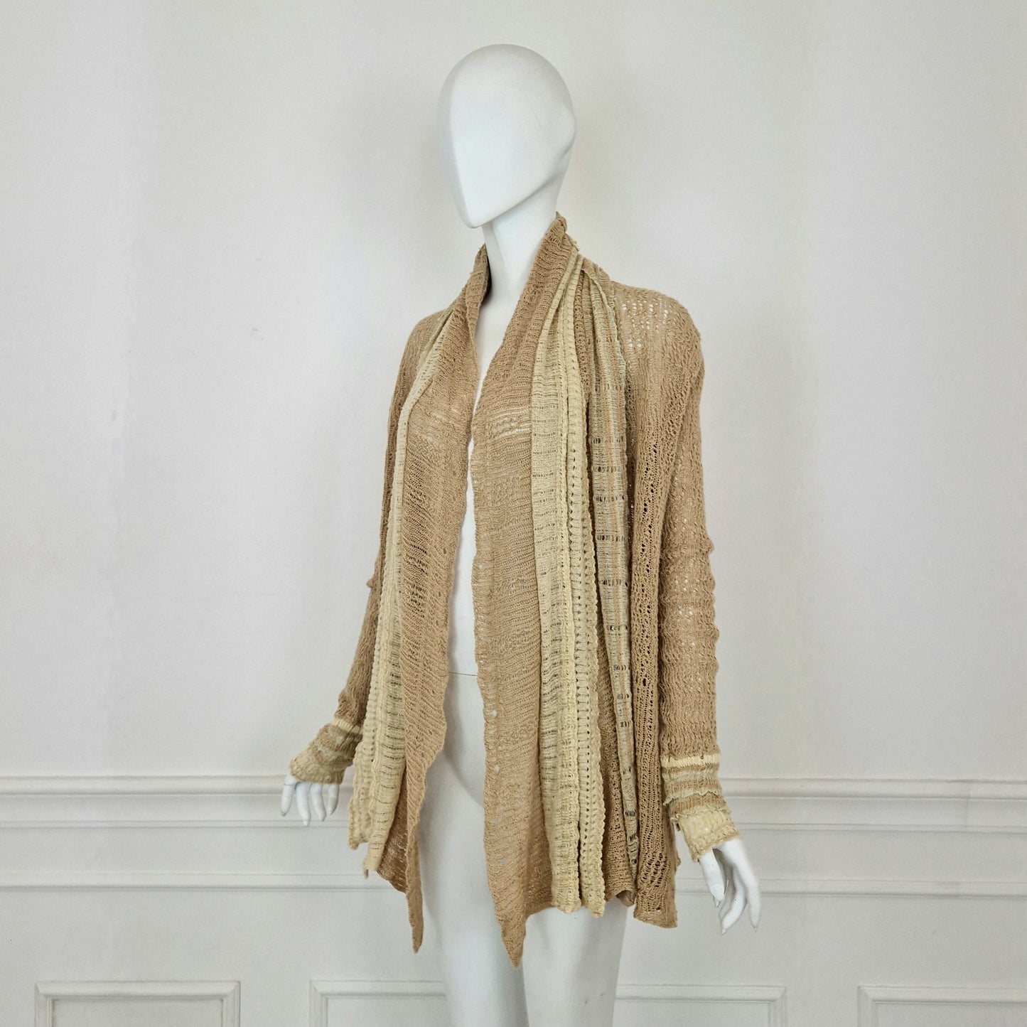 Ralph Lauren | Cardigan beige lino e seta