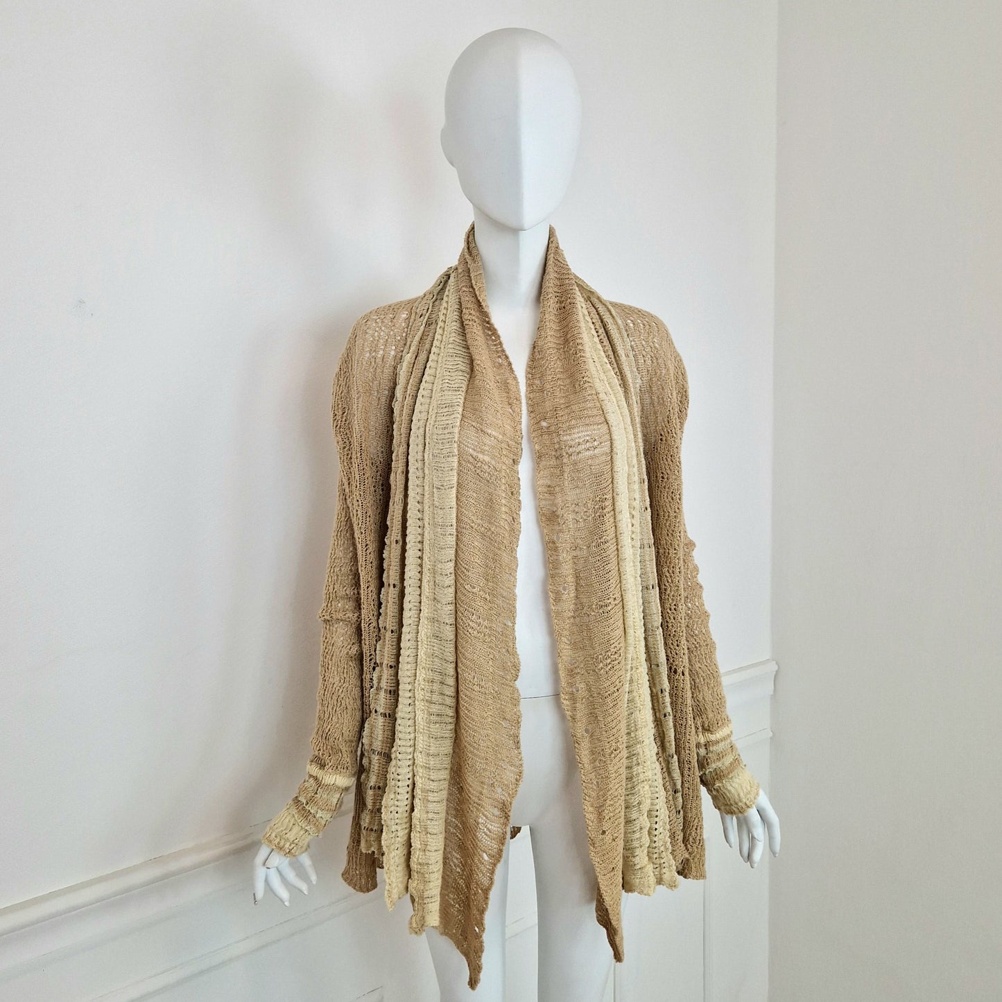 Ralph Lauren | Cardigan beige lino e seta