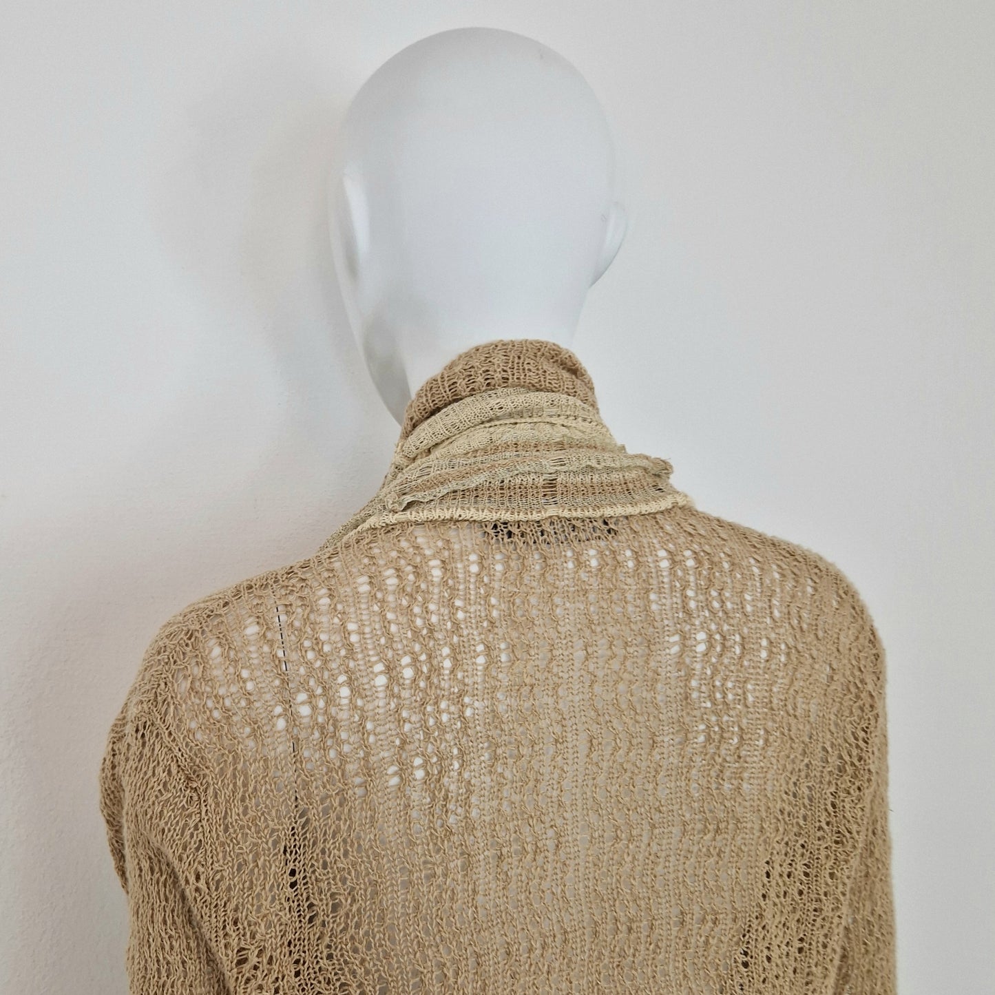 Ralph Lauren | Cardigan beige lino e seta