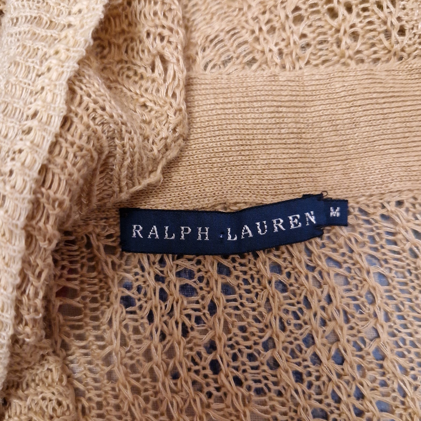 Ralph Lauren | Cardigan beige lino e seta