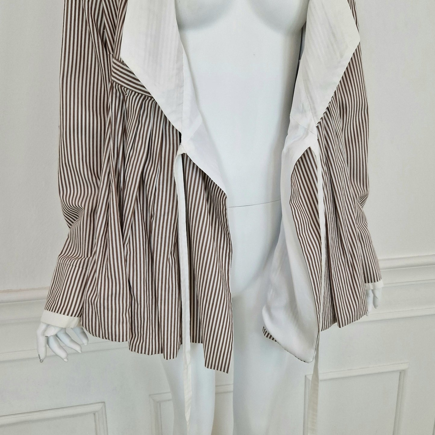 Stella Jean | Camicia a righe cache coeur