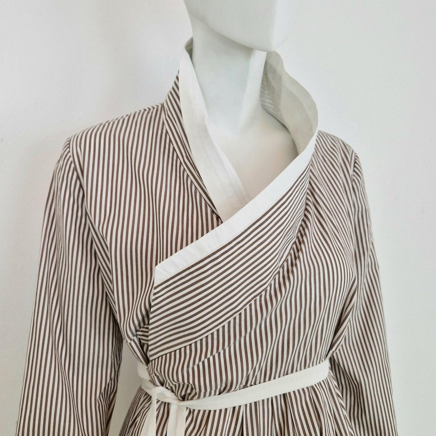 Stella Jean | Camicia a righe cache coeur