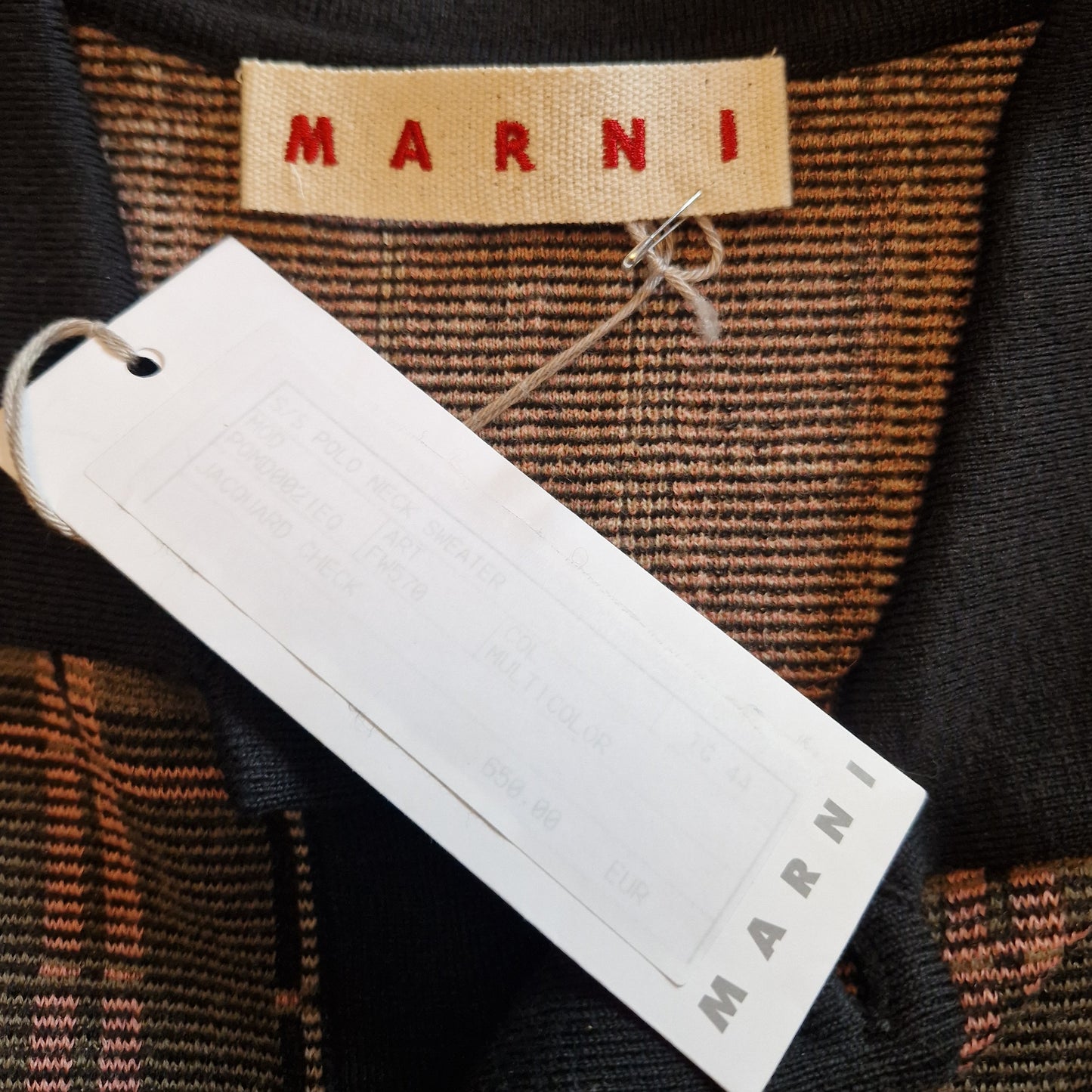 Marni | Polo stampa check