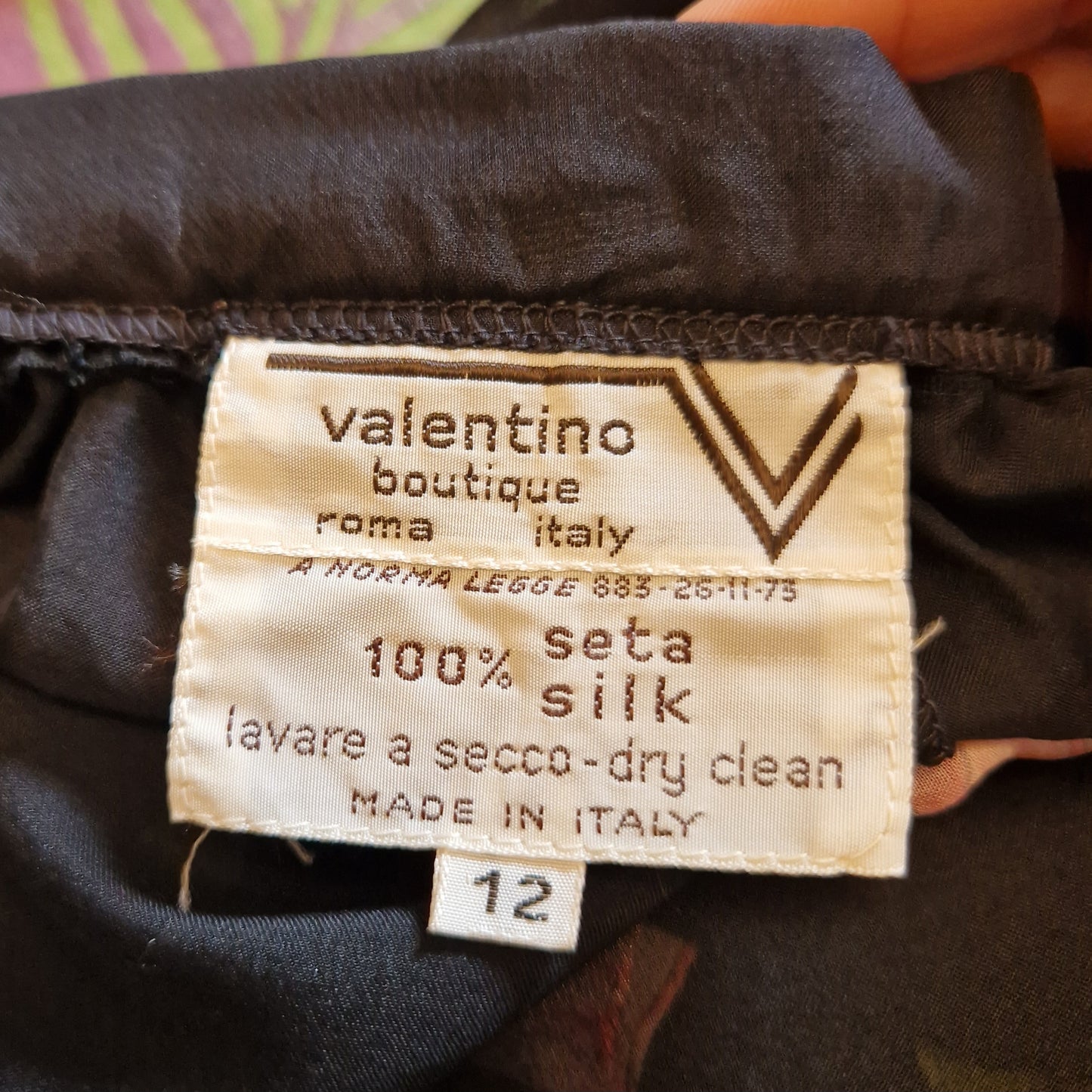 Valentino Boutique | Gonna in seta stampa floreale