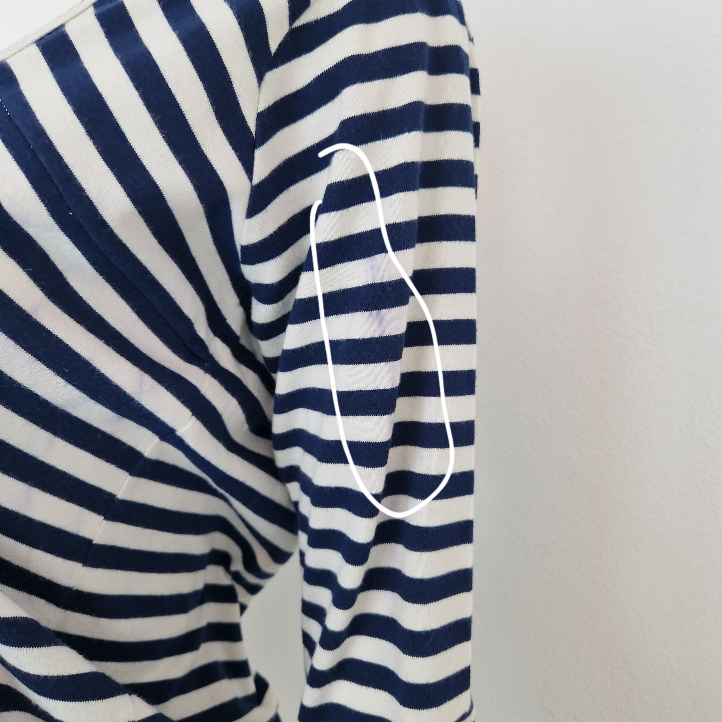 Junya Watanabe | Maglia a righe bianca e blu