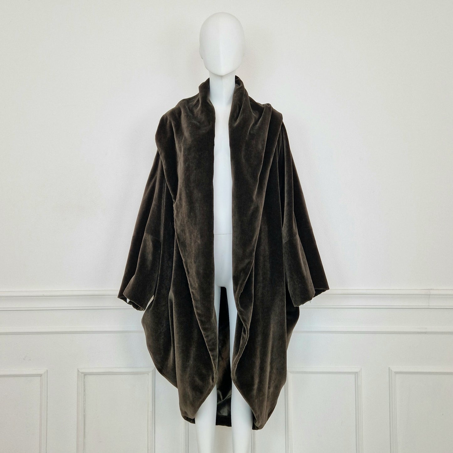 Romeo Gigli | Velvet Cocoon coat 1989