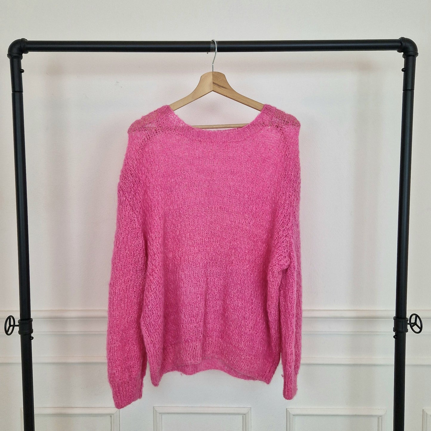 Maglione vintage rosa