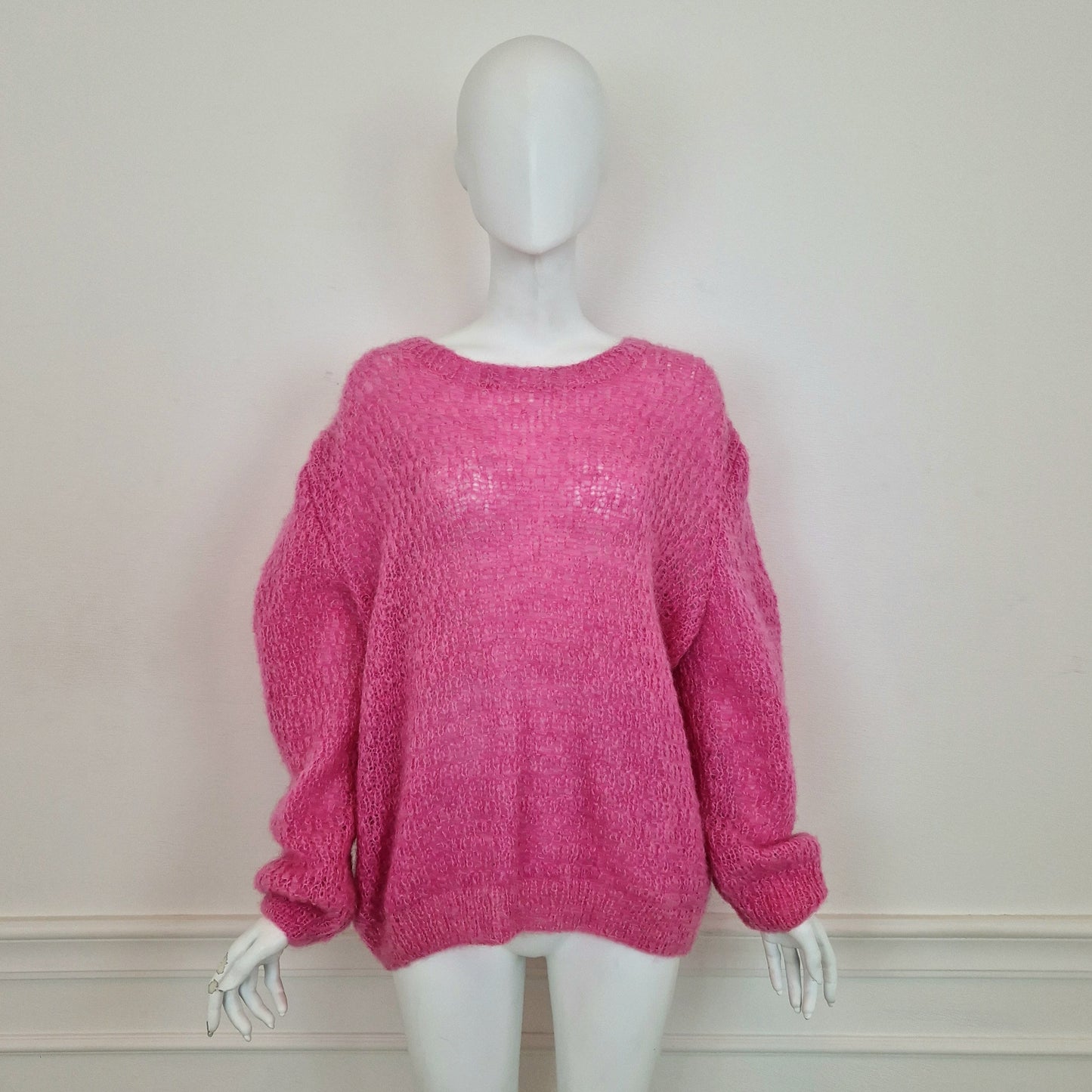 Maglione vintage rosa