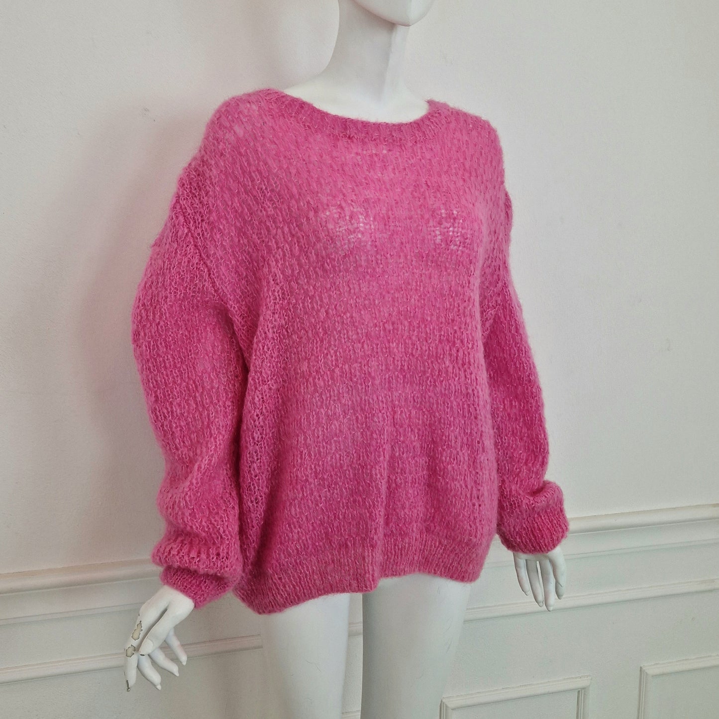 Maglione vintage rosa