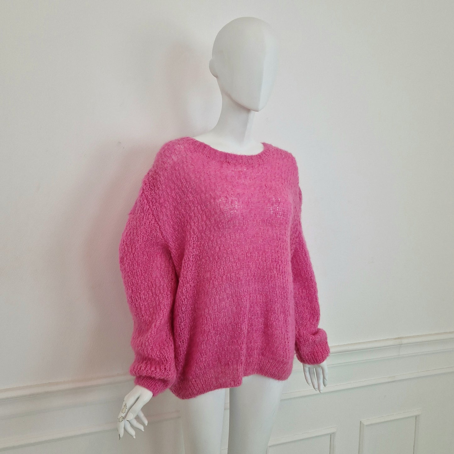 Maglione vintage rosa