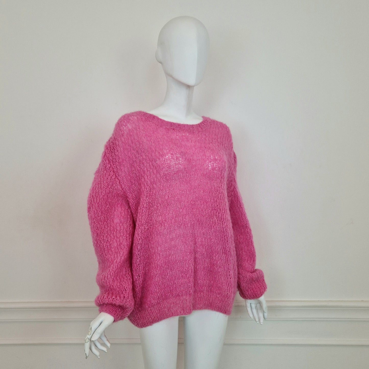 Maglione vintage rosa